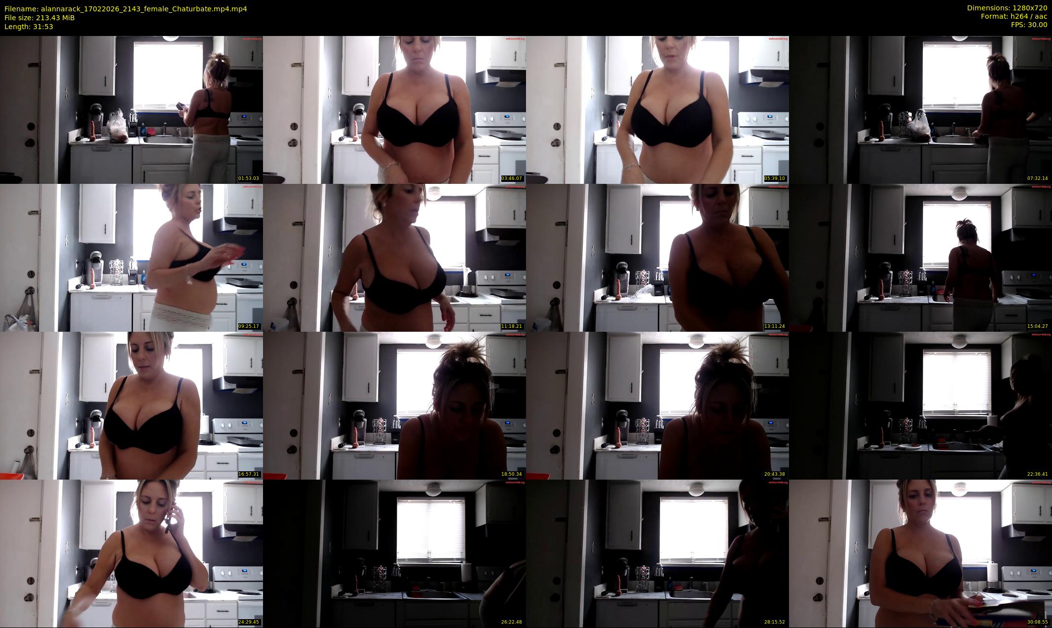 alannarack — 32 minute Chaturbate female cam show recording, 720p, Feb 17, 2026