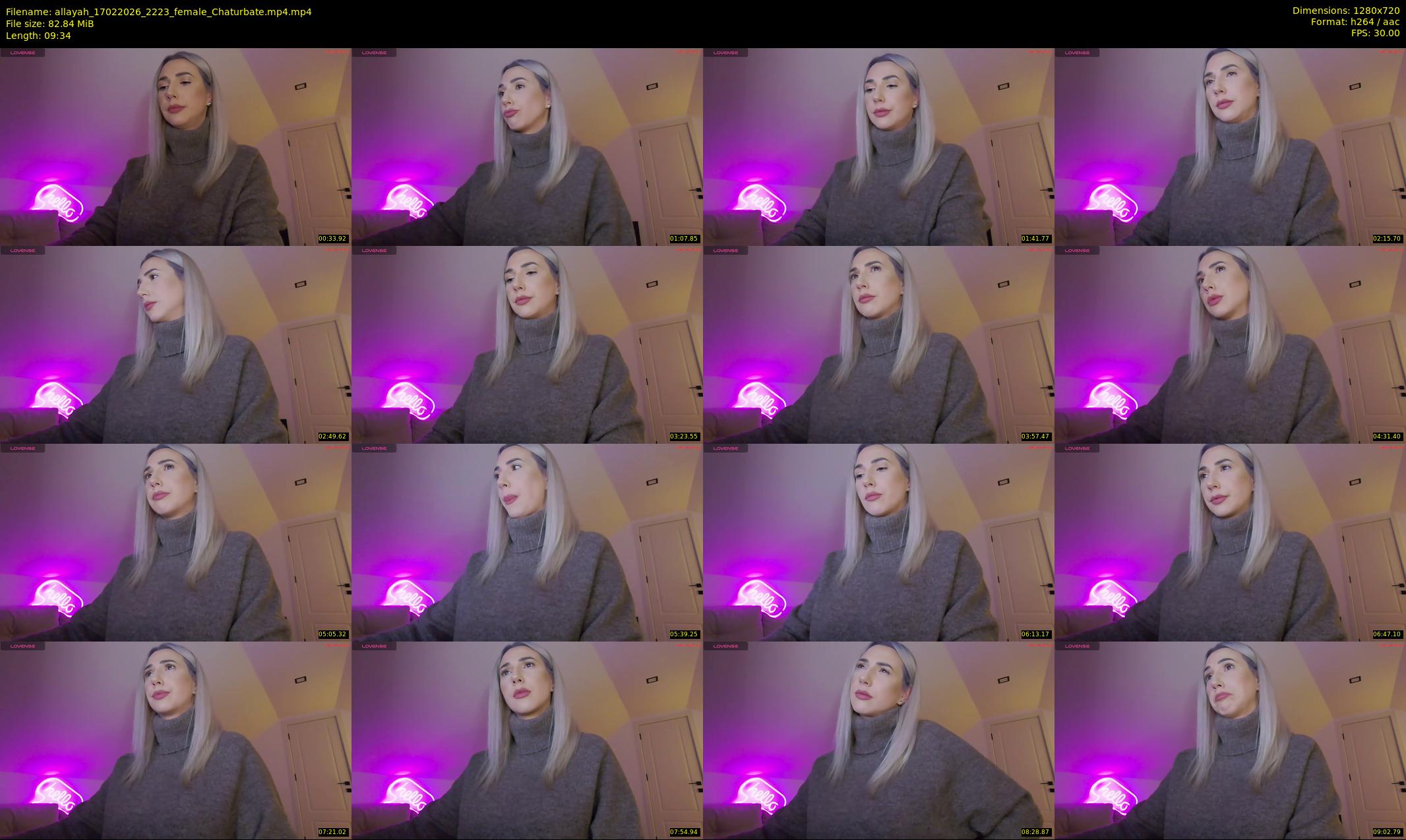 allayah — 10 minute Chaturbate female cam show recording, 720p, Feb 17, 2026