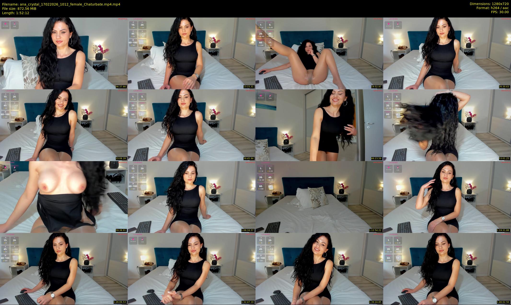 ana_crystal — 113 minute Chaturbate female cam show recording, 720p, Feb 17, 2026