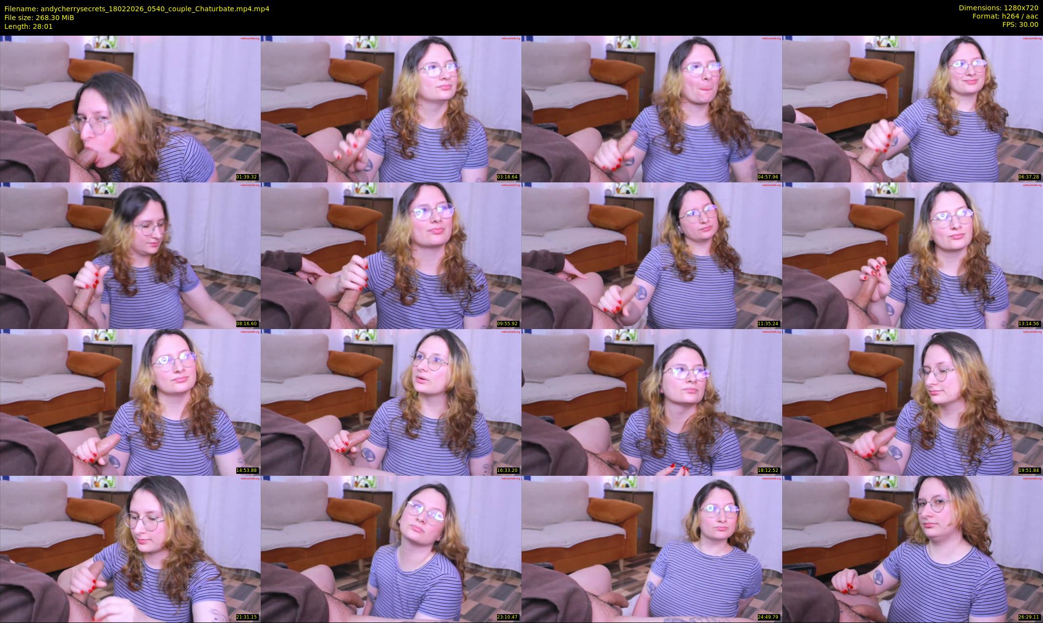 andycherrysecrets — 29 minute Chaturbate couple cam show recording, 720p, Feb 18, 2026
