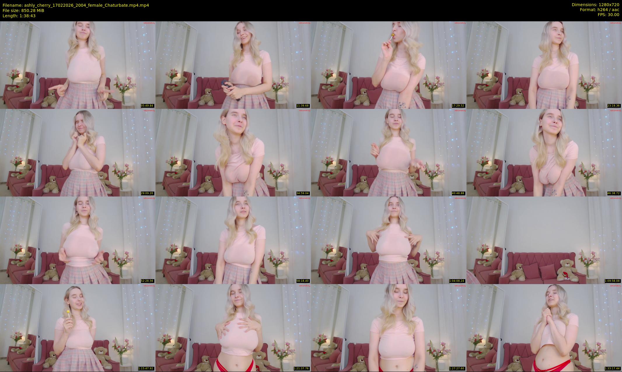 ashly_cherry — 99 minute Chaturbate female cam show recording, 720p, Feb 17, 2026