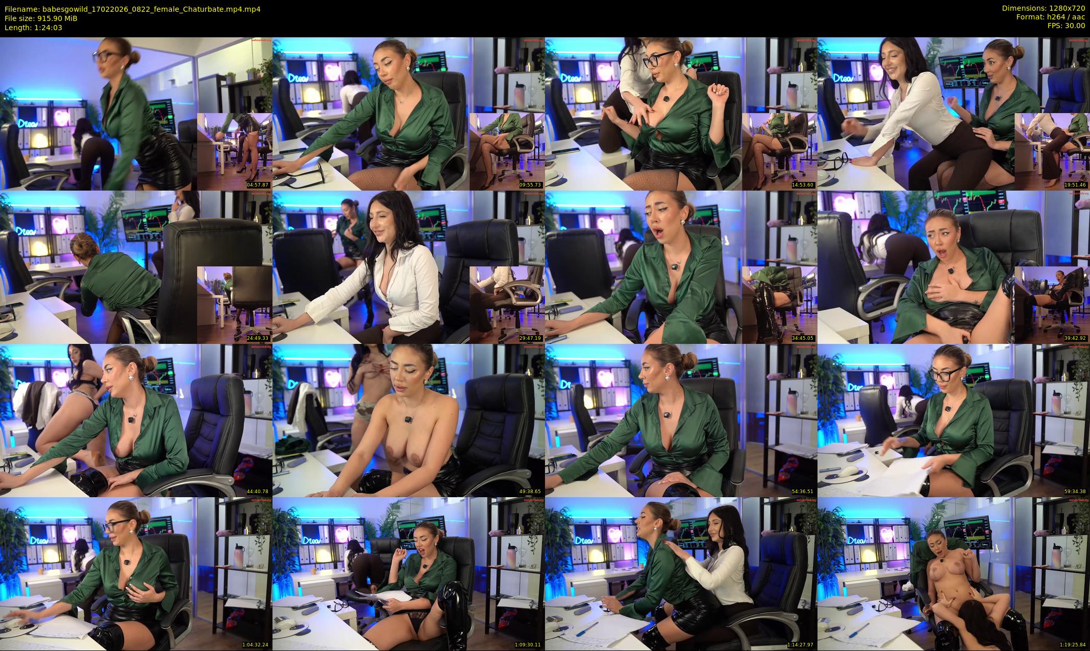 babesgowild — 85 minute Chaturbate couple cam show recording, 720p, Feb 17, 2026