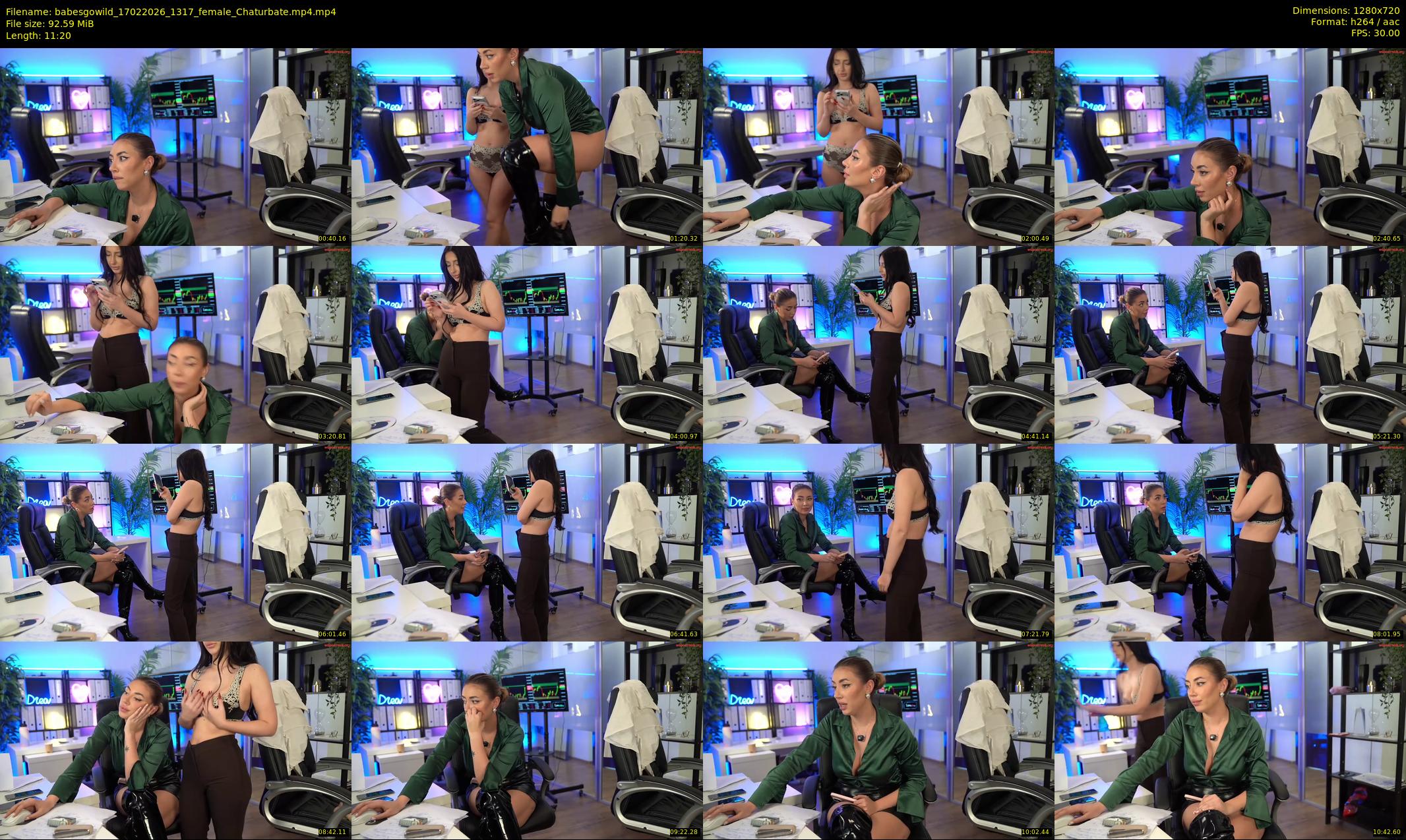 babesgowild — 12 minute Chaturbate couple cam show recording, 720p, Feb 17, 2026