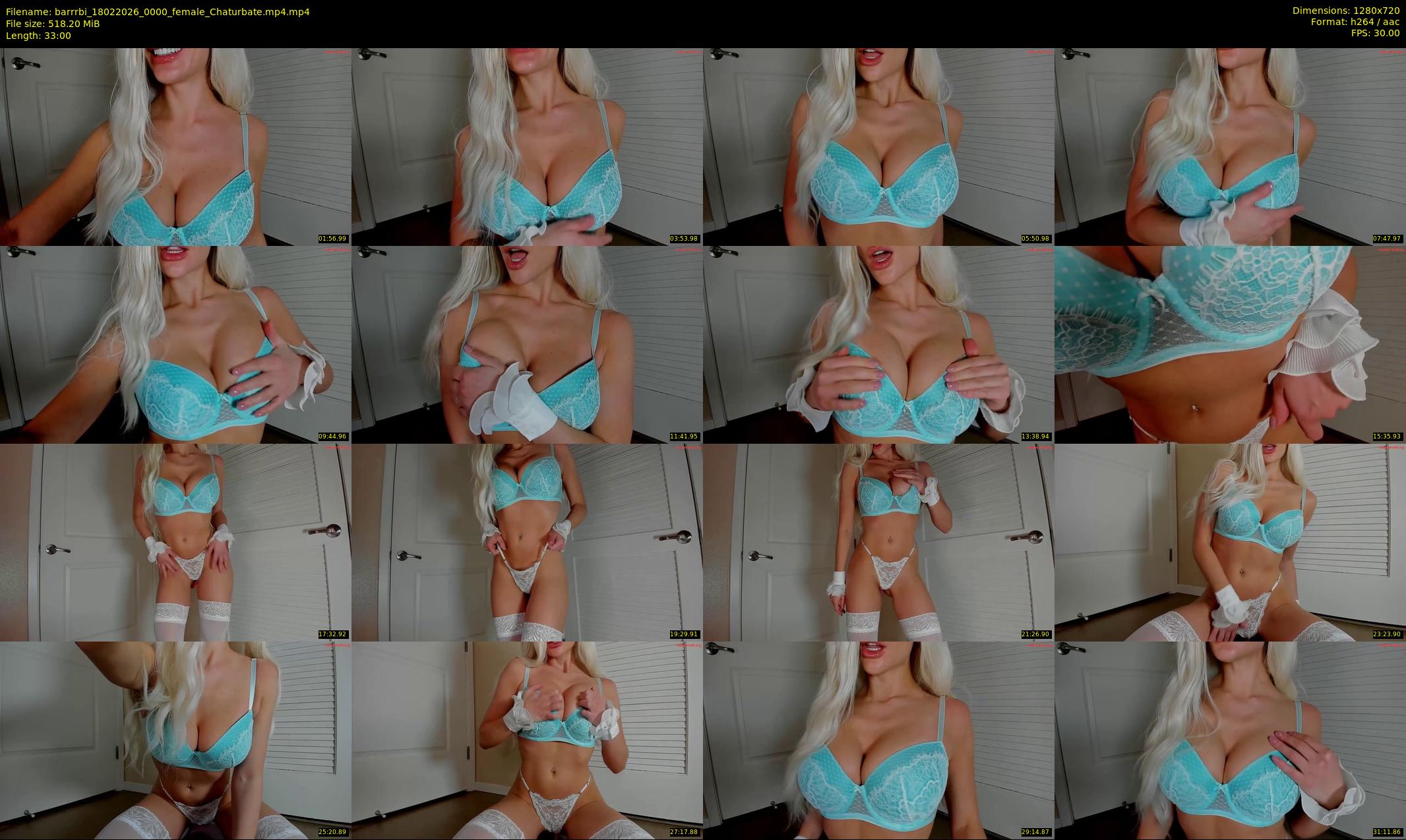 barrrbi — 33 minute Chaturbate female cam show recording, 720p, Feb 18, 2026