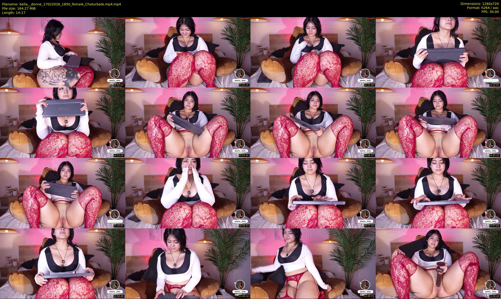 bella__donne — 15 minute Chaturbate female cam show recording, 720p, Feb 17, 2026