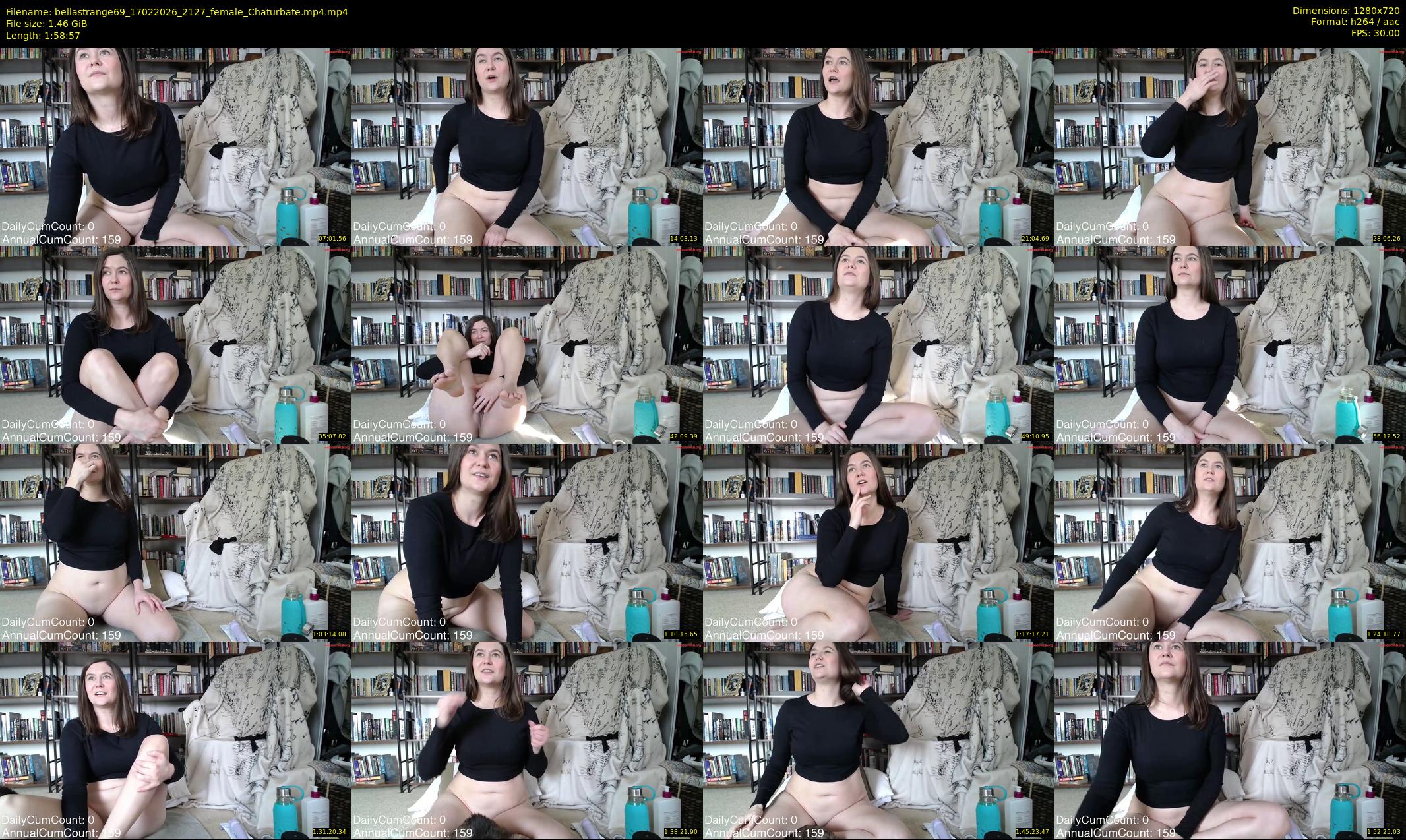 bellastrange69 — 119 minute Chaturbate female cam show recording, 720p, Feb 17, 2026