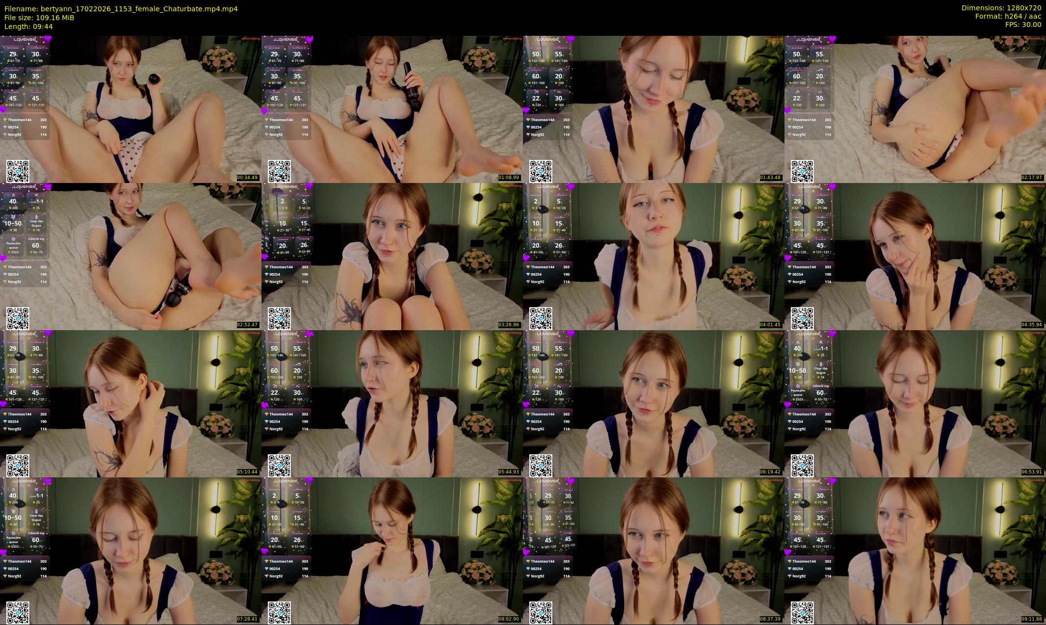 bertyann — 10 minute Chaturbate female cam show recording, 720p, Feb 17, 2026