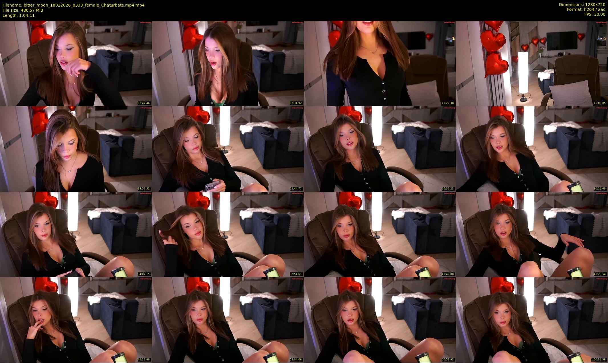 bitter_moon — 65 minute Chaturbate female cam show recording, 720p, Feb 18, 2026
