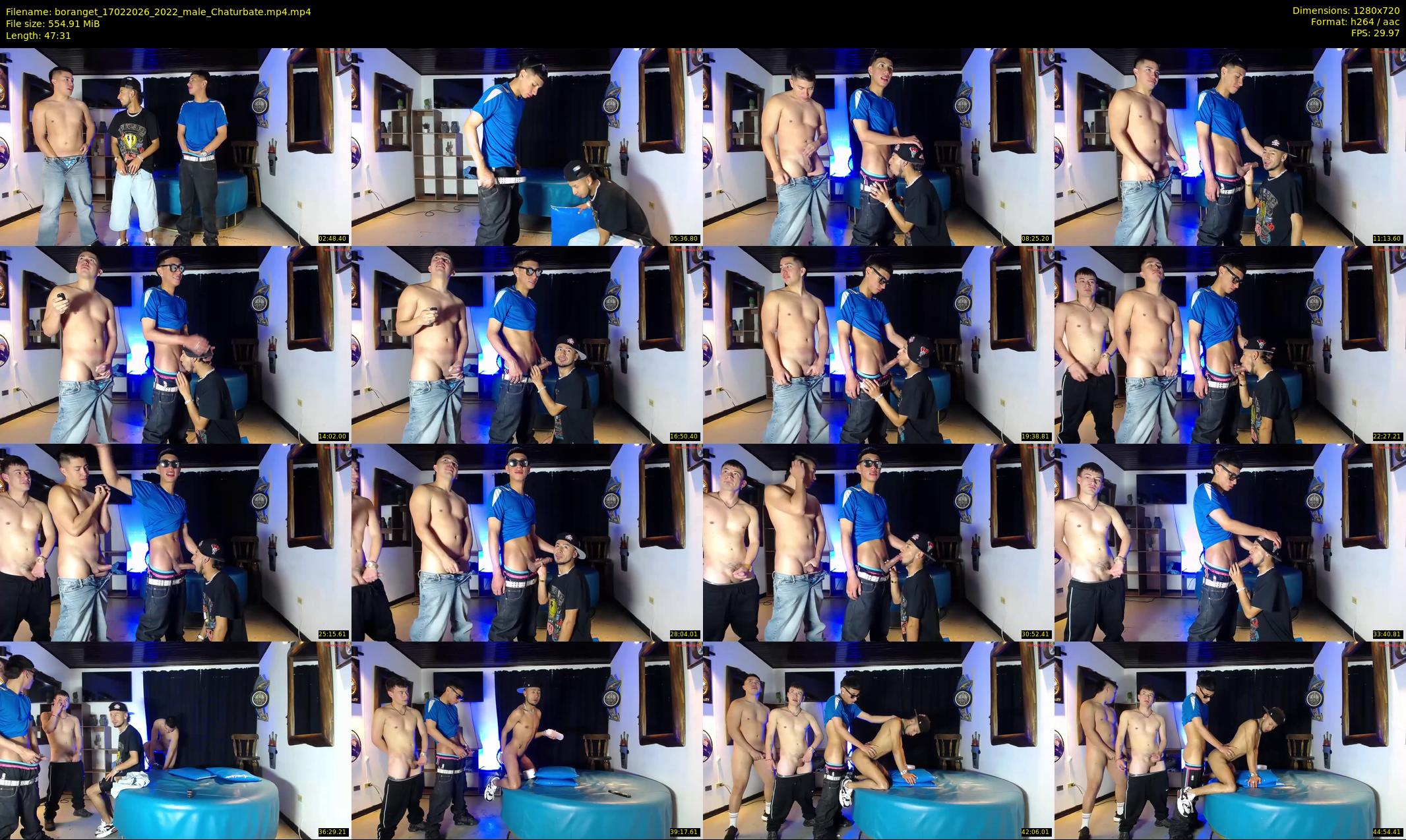 boranget — 48 minute Chaturbate male cam show recording, 720p, Feb 17, 2026