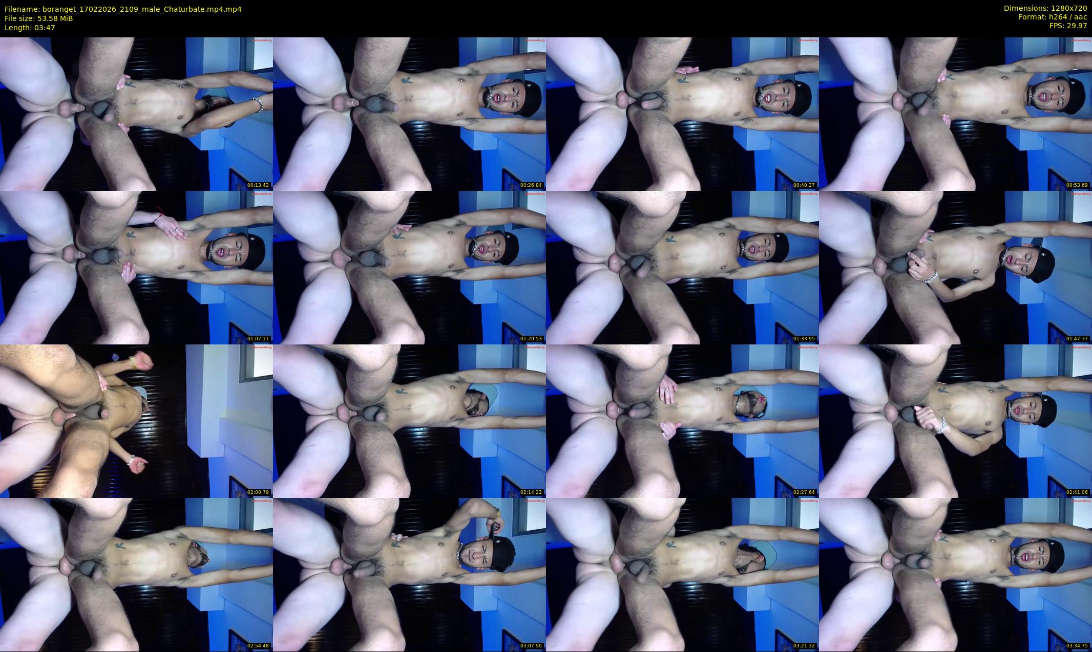 boranget — 4 minute Chaturbate male cam show recording, 720p, Feb 17, 2026