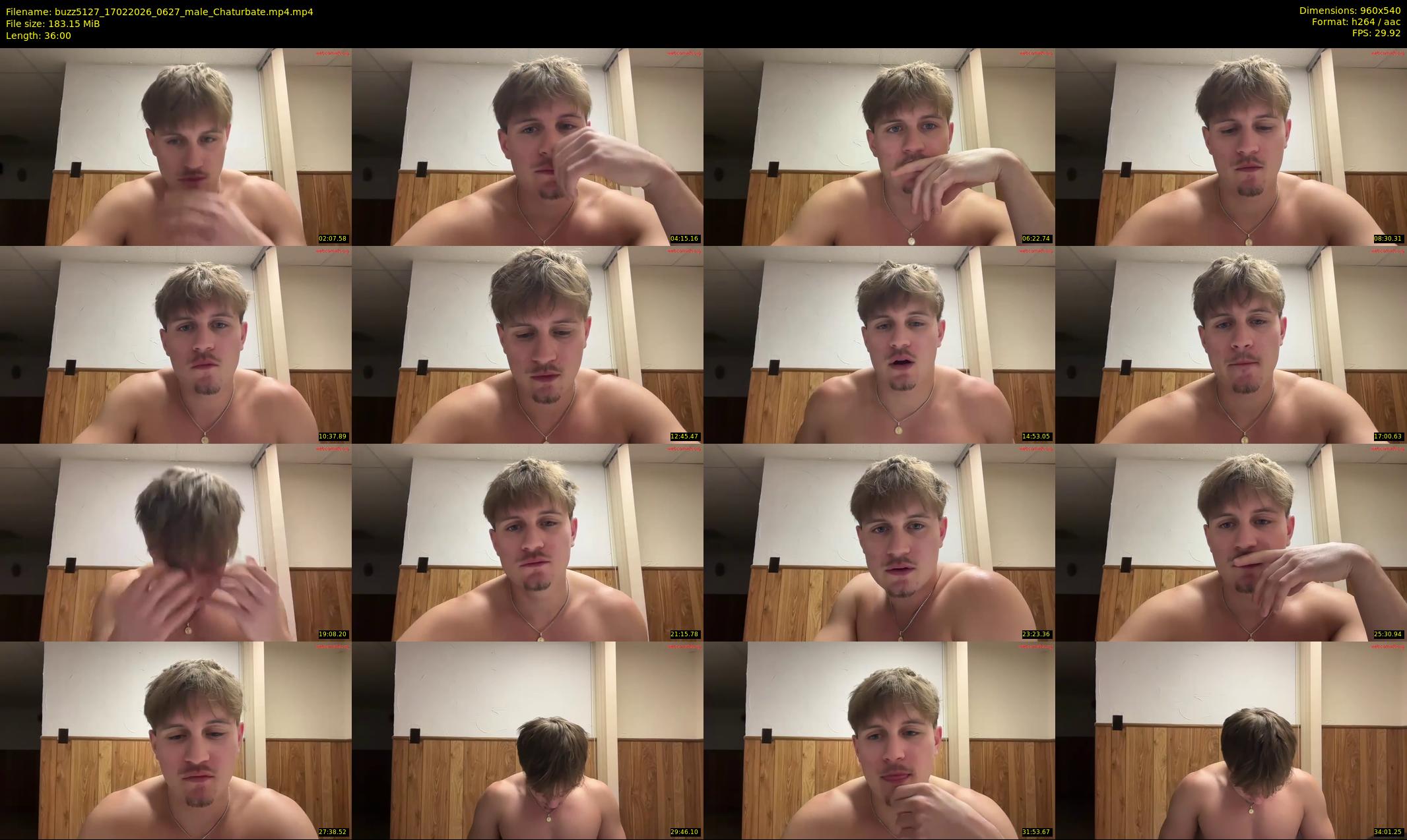 buzz5127 — 36 minute Chaturbate male cam show recording, 480p, Feb 17, 2026