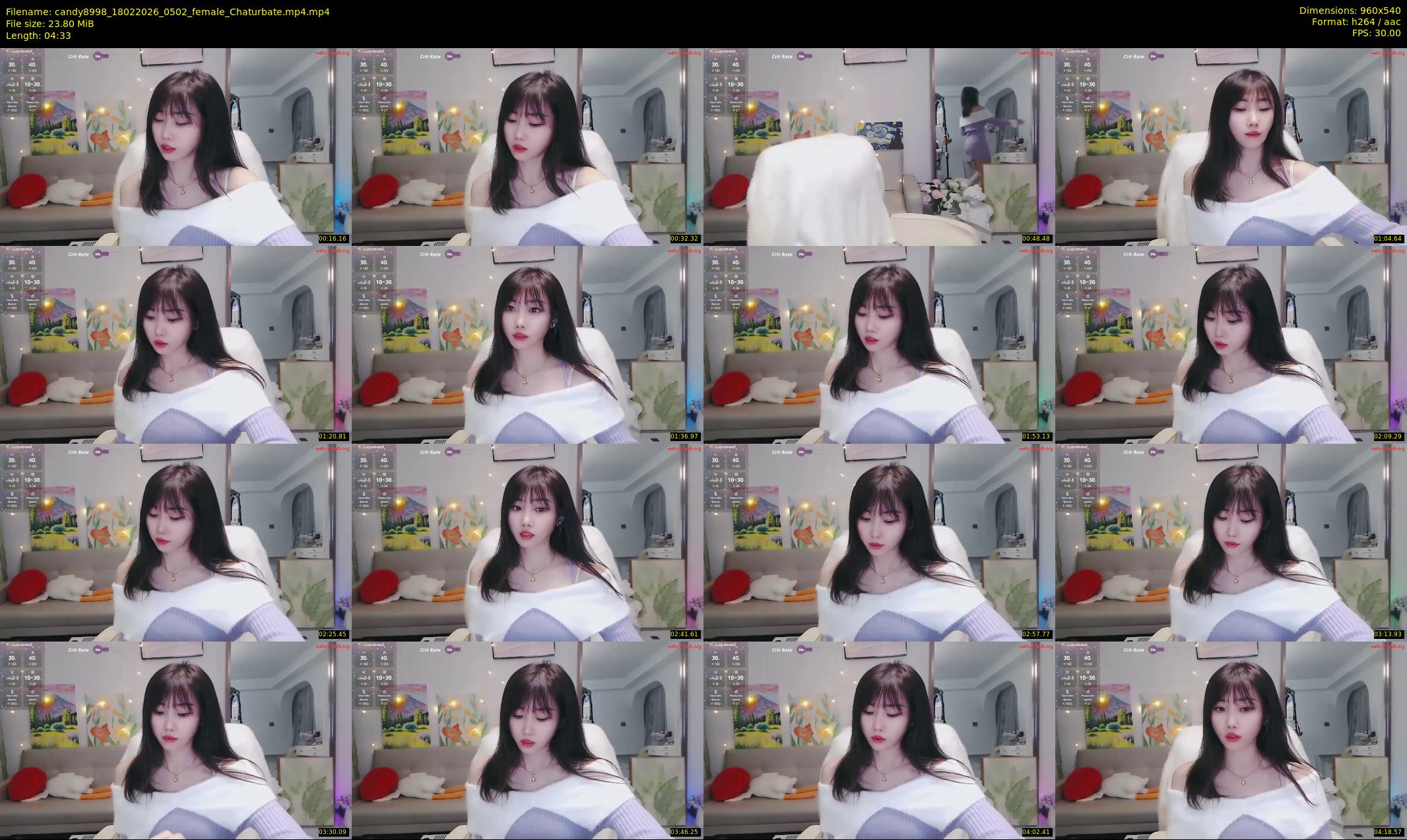 candy8998 — 5 minute Chaturbate female cam show recording, 480p, Feb 18, 2026