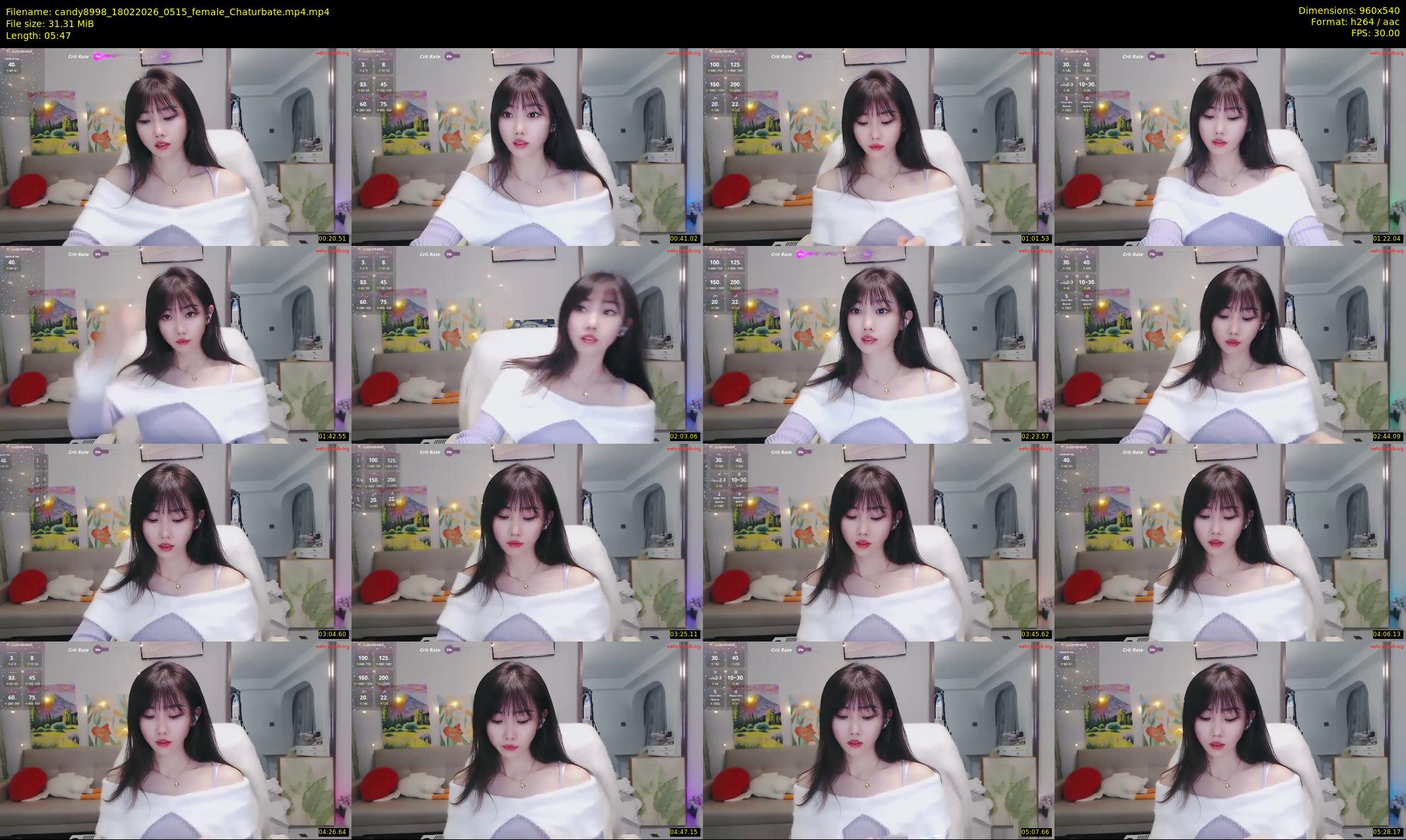 candy8998 — 6 minute Chaturbate female cam show recording, 480p, Feb 18, 2026