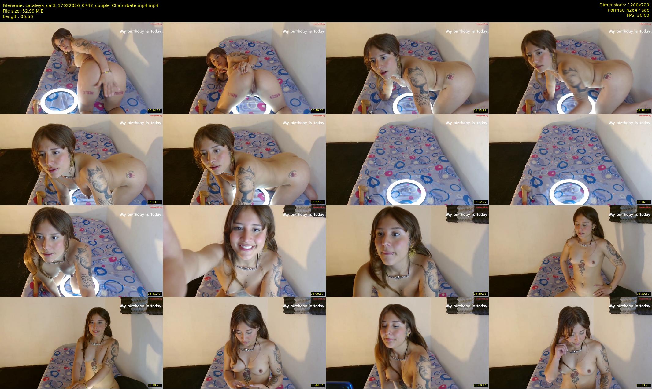 cataleya_cat3 — 7 minute Chaturbate couple cam show recording, 720p, Feb 17, 2026
