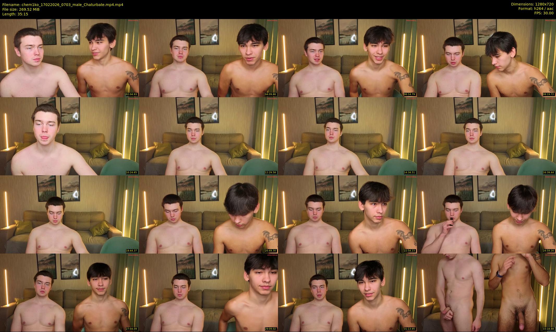chem1ko — 36 minute Chaturbate male cam show recording, 720p, Feb 17, 2026