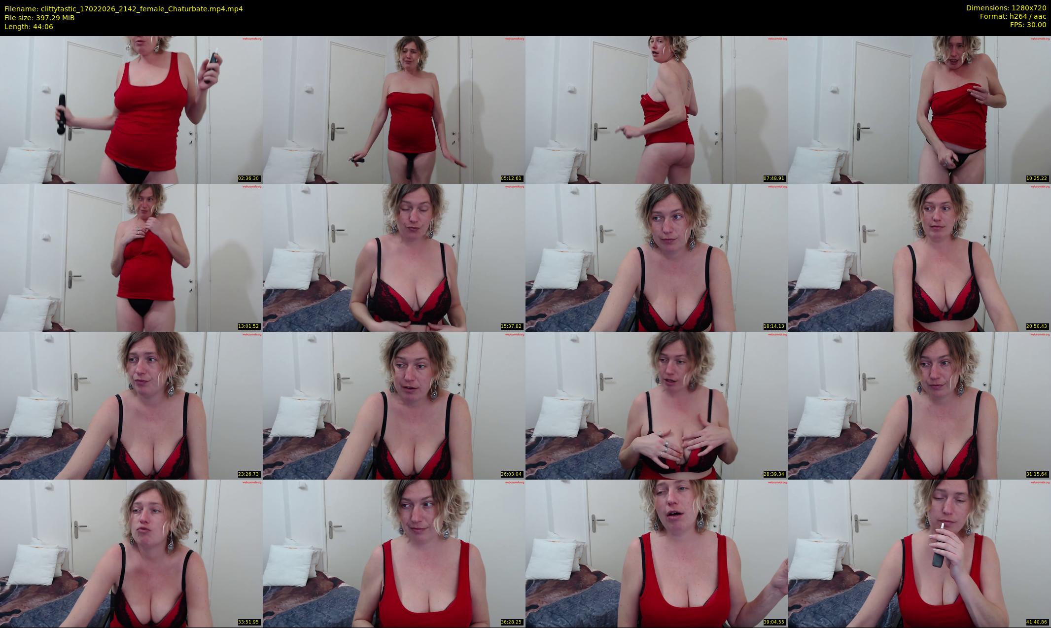 clittytastic — 45 minute Chaturbate female cam show recording, 720p, Feb 17, 2026
