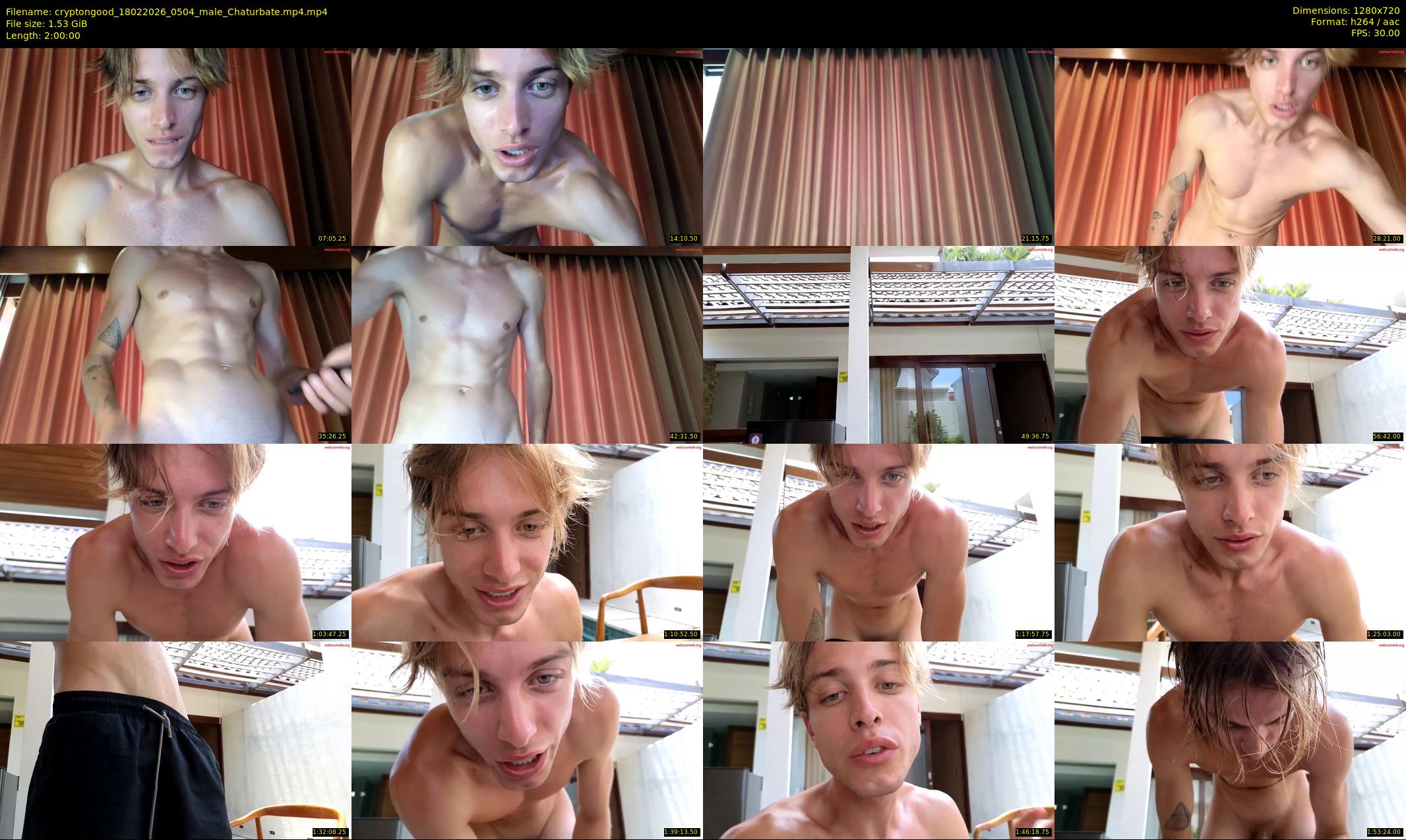 cryptongood — 120 minute Chaturbate male cam show recording, 720p, Feb 18, 2026