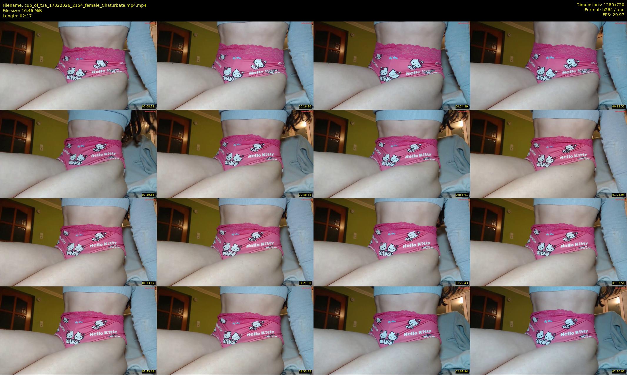 cup_of_t3a — 3 minute Chaturbate female cam show recording, 720p, Feb 17, 2026