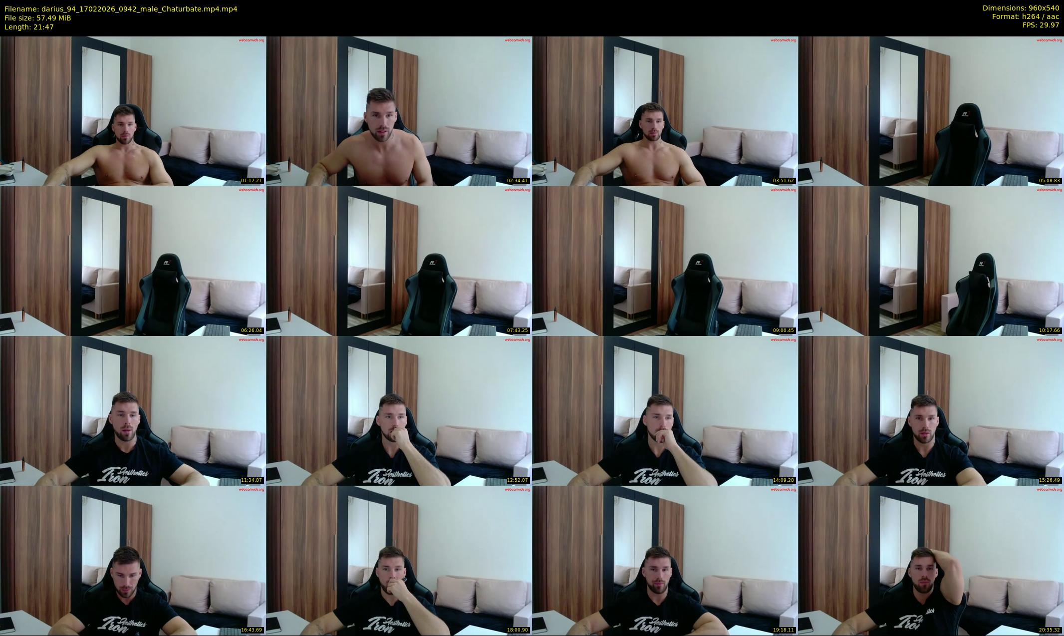 darius_94 — 22 minute Chaturbate male cam show recording, 480p, Feb 17, 2026