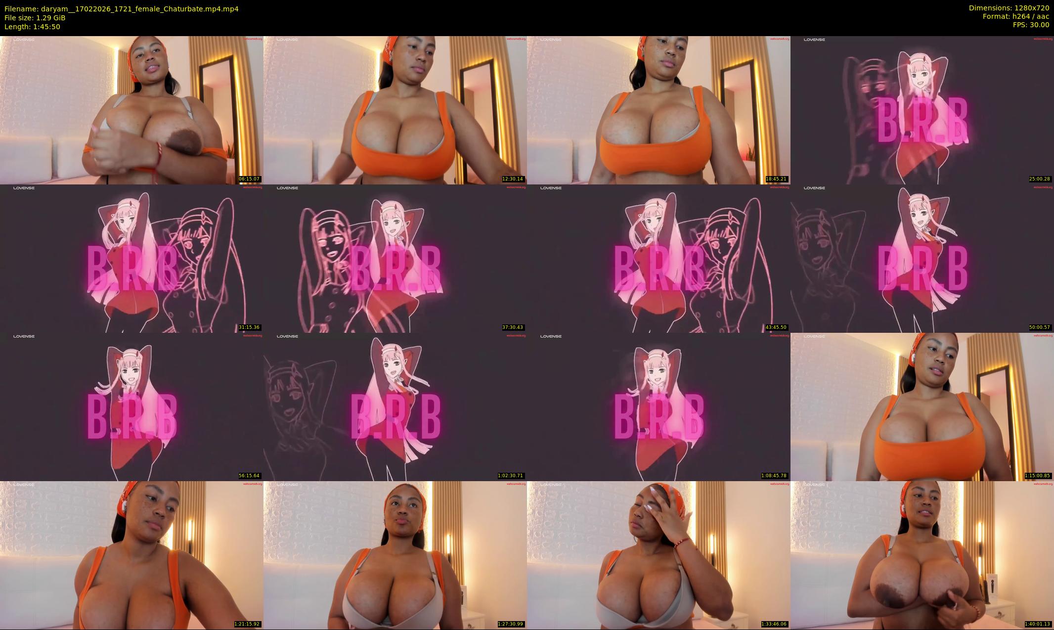 daryam_ — 106 minute Chaturbate female cam show recording, 720p, Feb 17, 2026