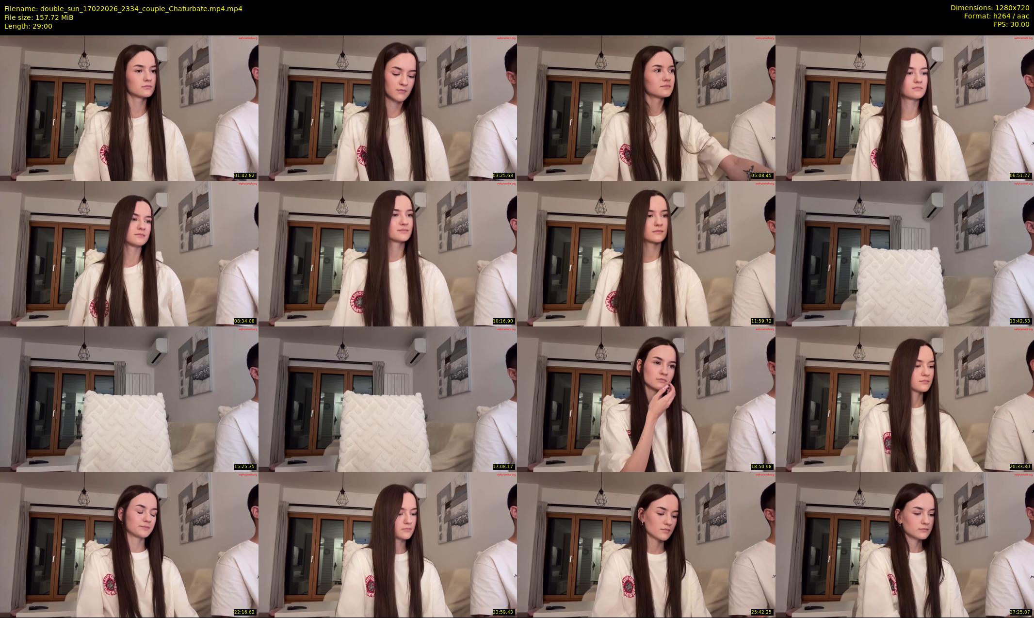 double_sun — 29 minute Chaturbate couple cam show recording, 720p, Feb 17, 2026