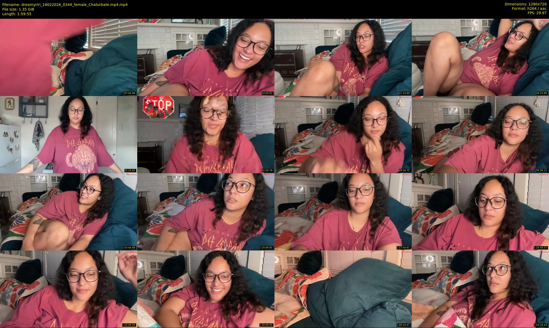 dreamyriri — 120 minute Chaturbate female cam show recording, 720p, Feb 18, 2026