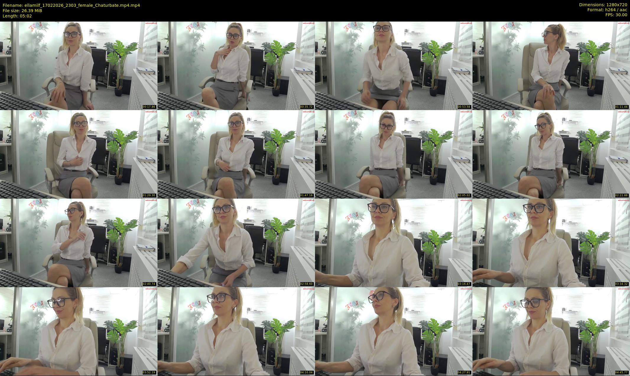ellamilf — 6 minute Chaturbate female cam show recording, 720p, Feb 17, 2026