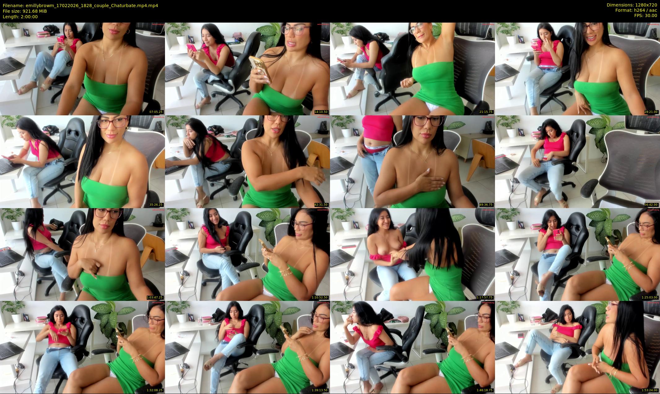 emillybrowm — 120 minute Chaturbate couple cam show recording, 720p, Feb 17, 2026