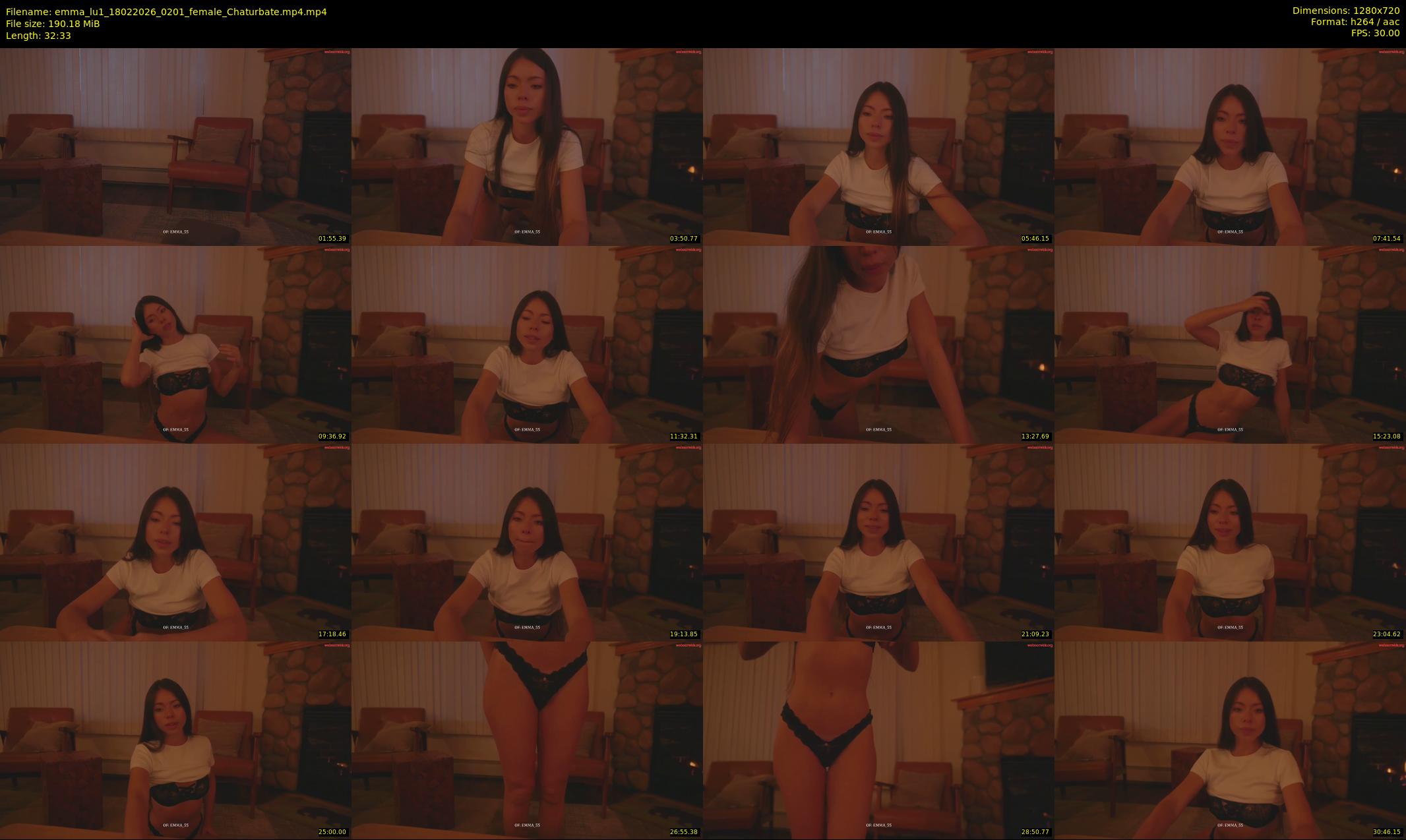 emma_lu1 — 33 minute Chaturbate female cam show recording, 720p, Feb 18, 2026