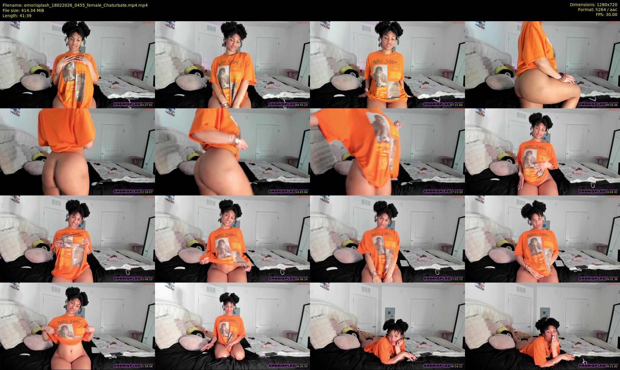 emorisplash — 42 minute Chaturbate female cam show recording, 720p, Feb 18, 2026