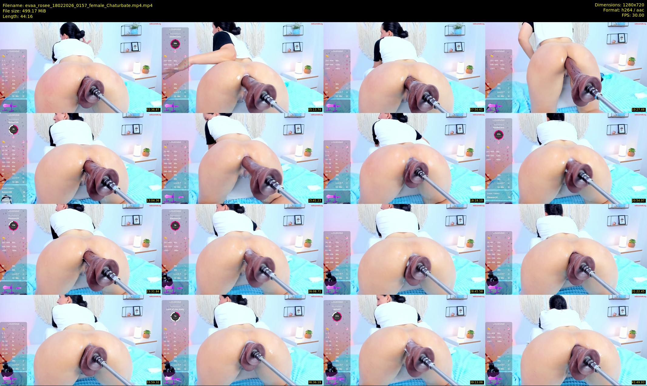 evaa_rosee — 45 minute Chaturbate female cam show recording, 720p, Feb 18, 2026