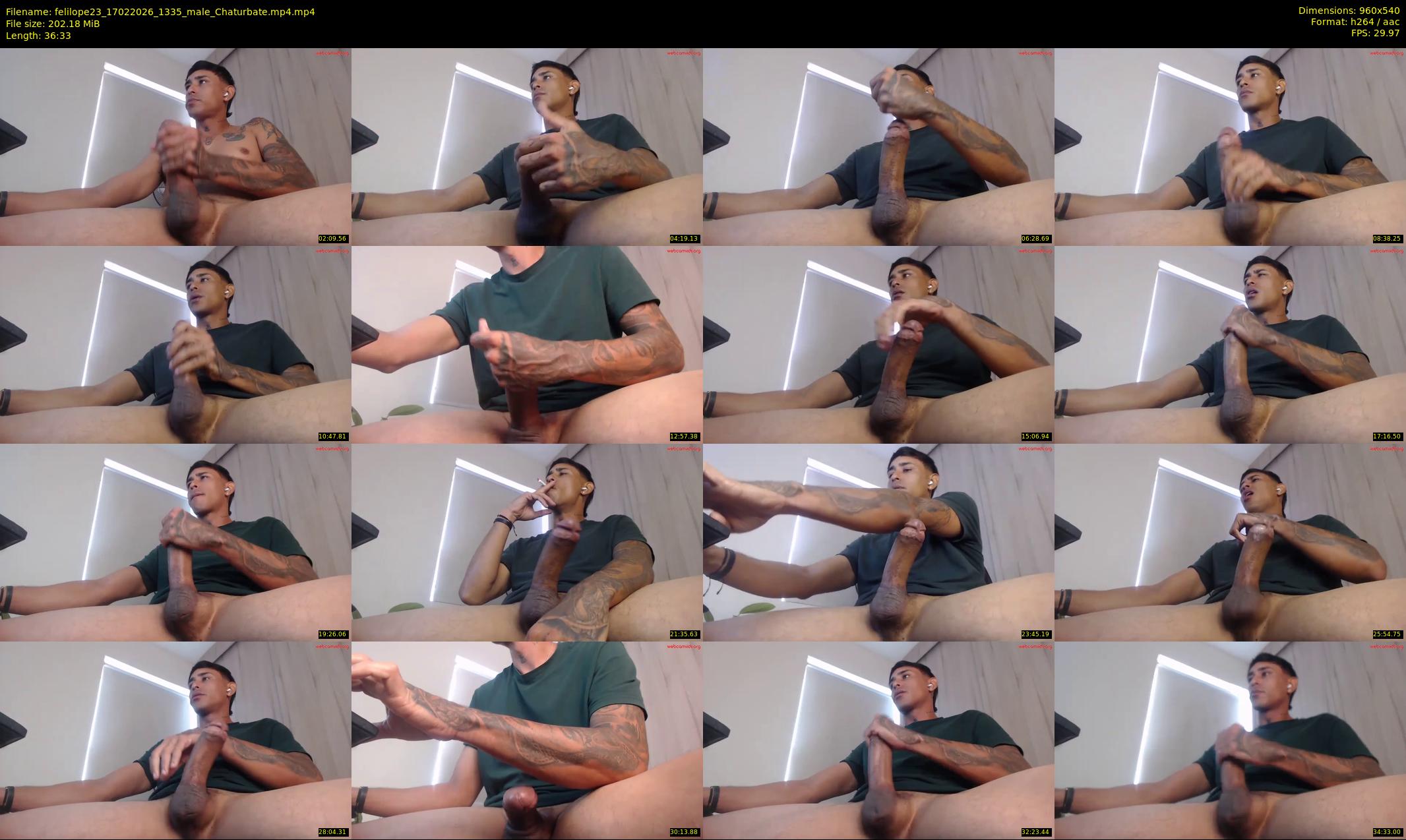 felilope23 — 37 minute Chaturbate male cam show recording, 480p, Feb 17, 2026