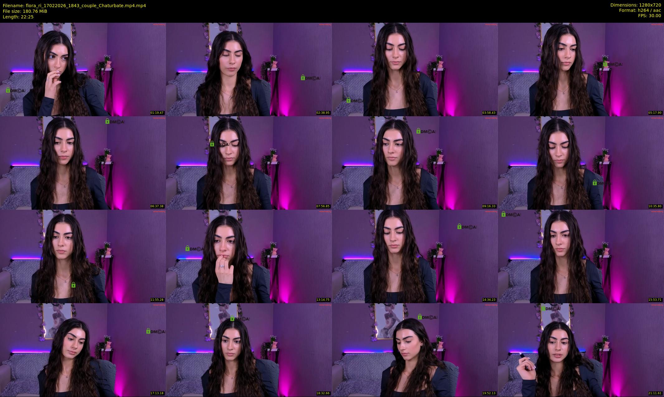 flora_ri — 23 minute Chaturbate female cam show recording, 720p, Feb 17, 2026