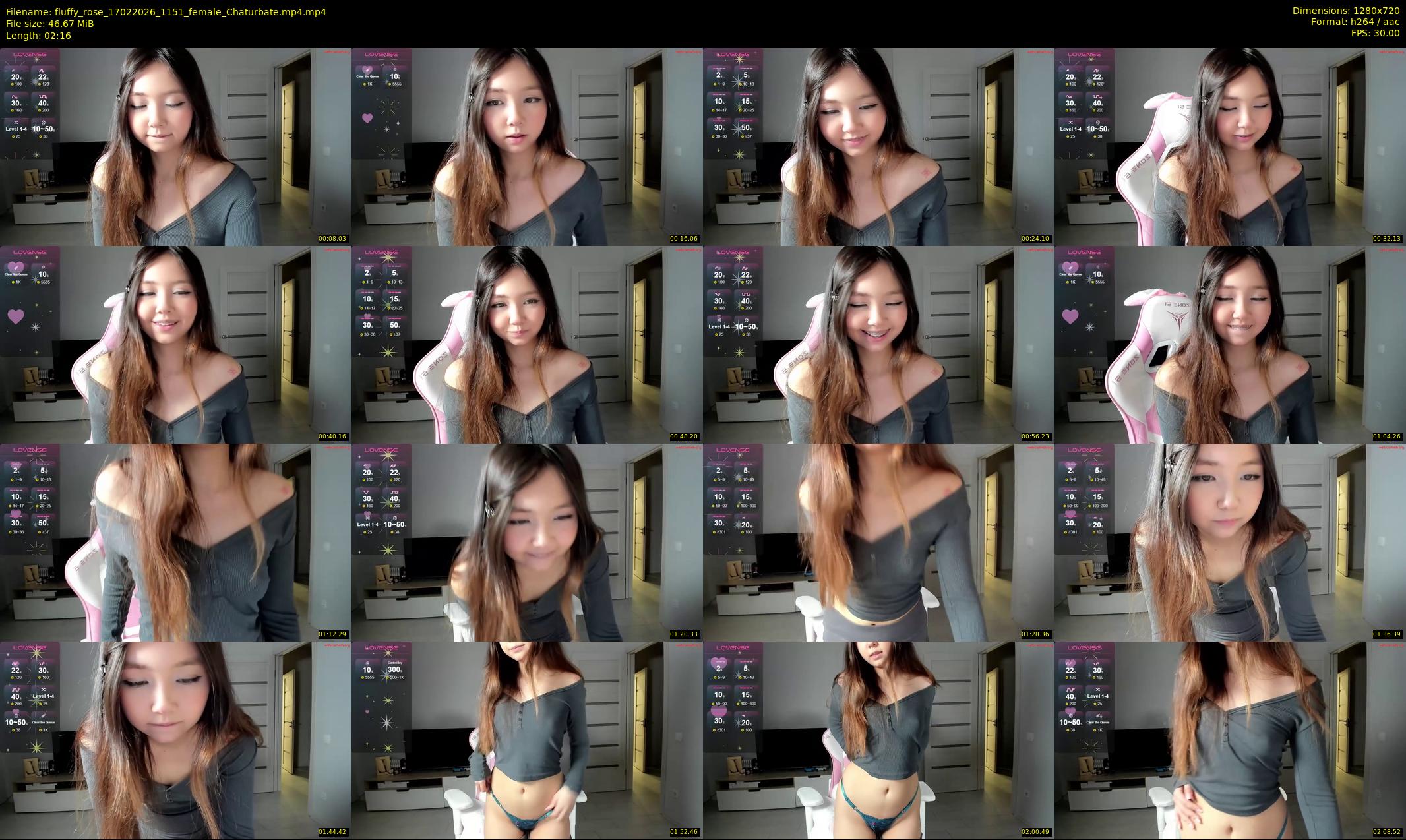 fluffy_rose — 3 minute Chaturbate female cam show recording, 720p, Feb 17, 2026