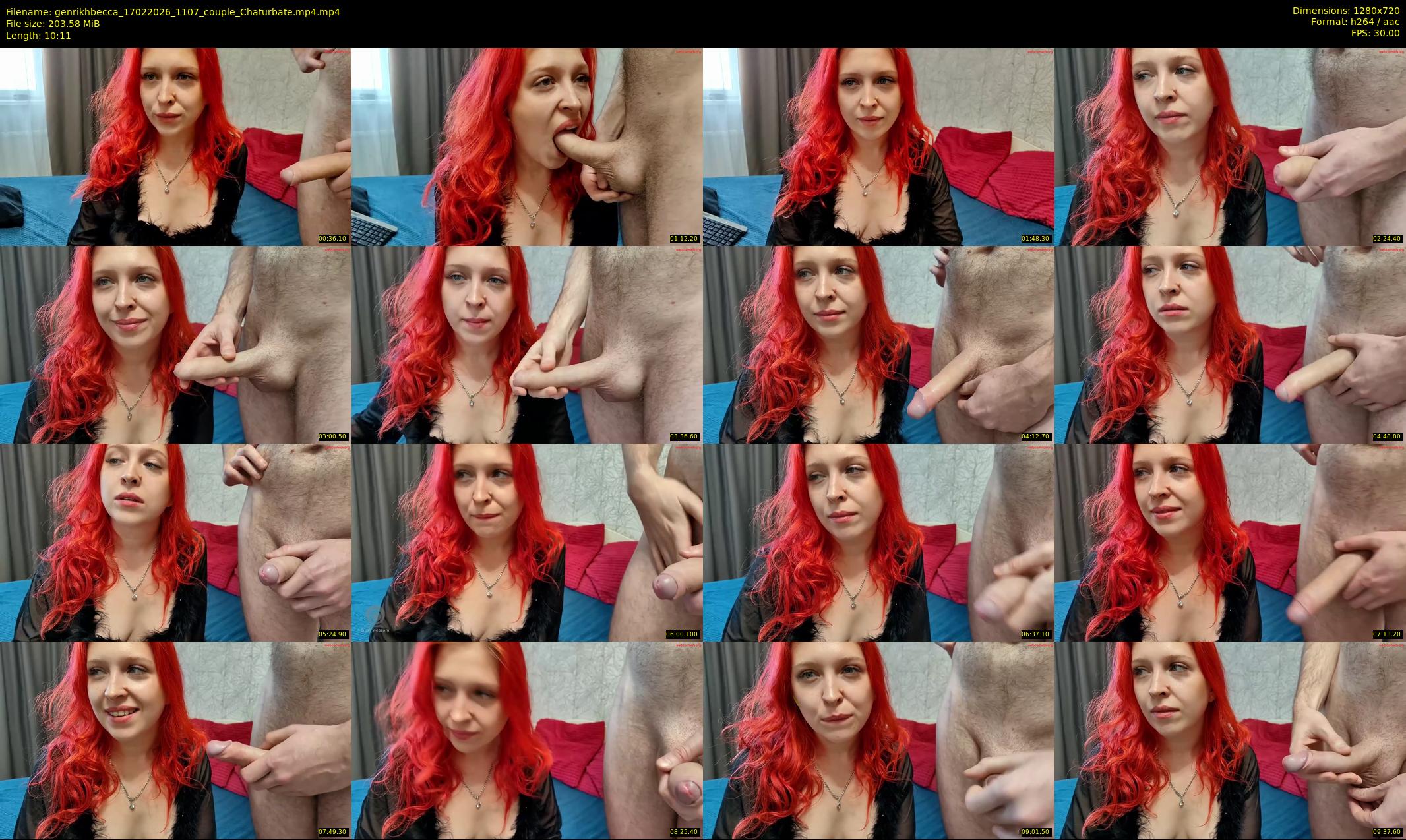 genrikhbecca — 11 minute Chaturbate couple cam show recording, 720p, Feb 17, 2026