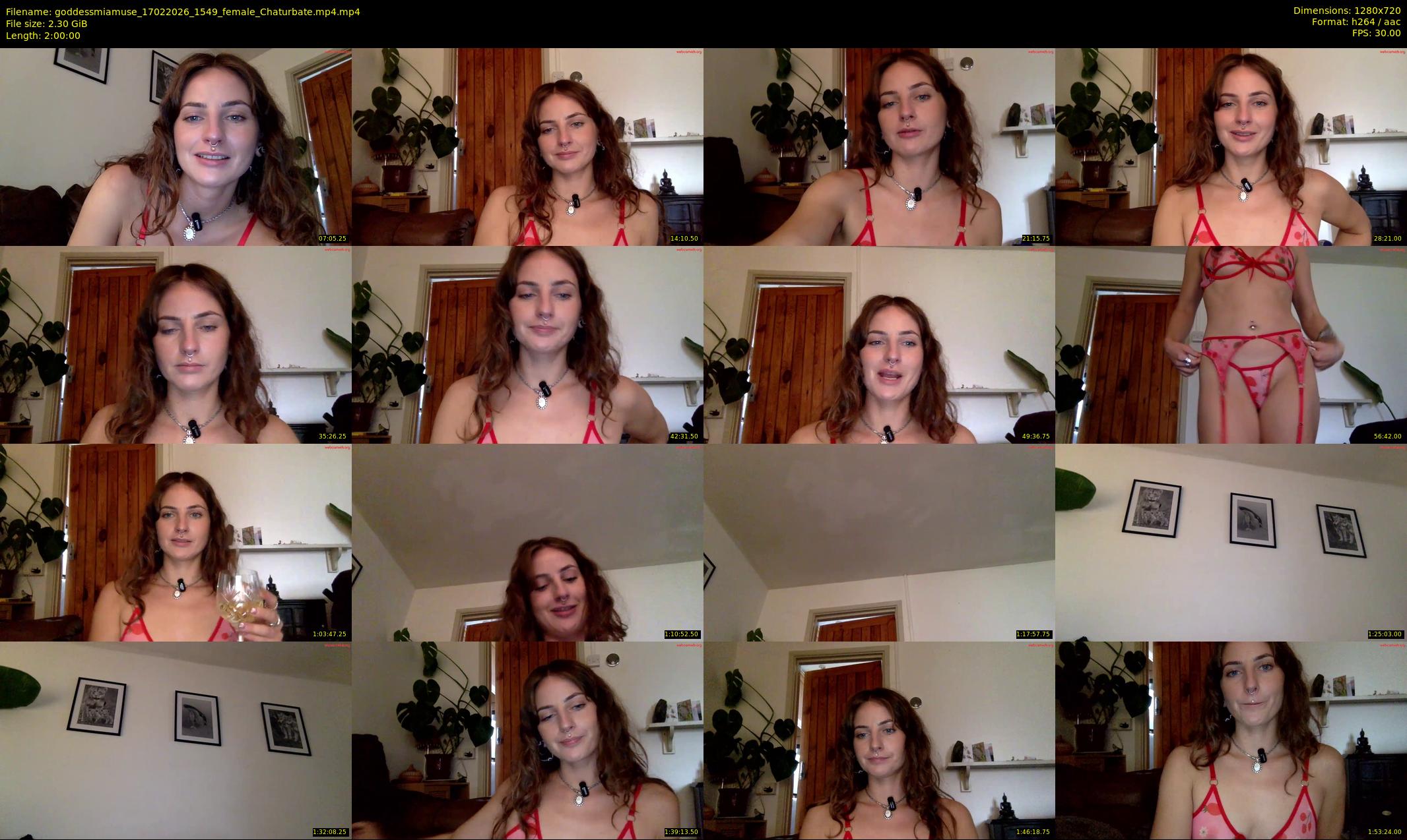 goddessmiamuse — 120 minute Chaturbate female cam show recording, 720p, Feb 17, 2026