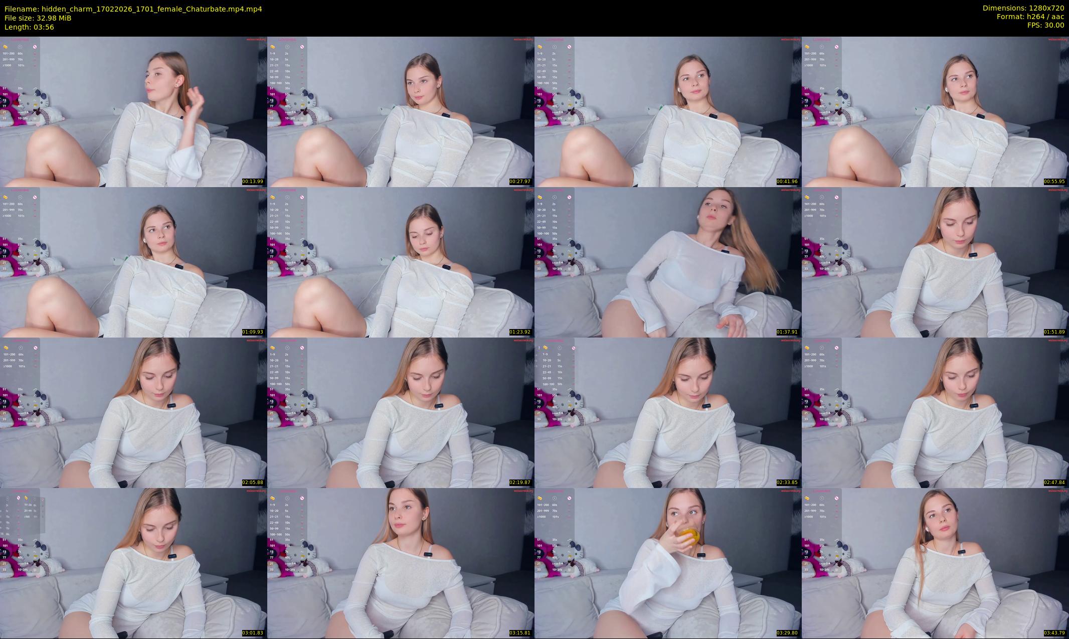 hidden_charm — 4 minute Chaturbate female cam show recording, 720p, Feb 17, 2026