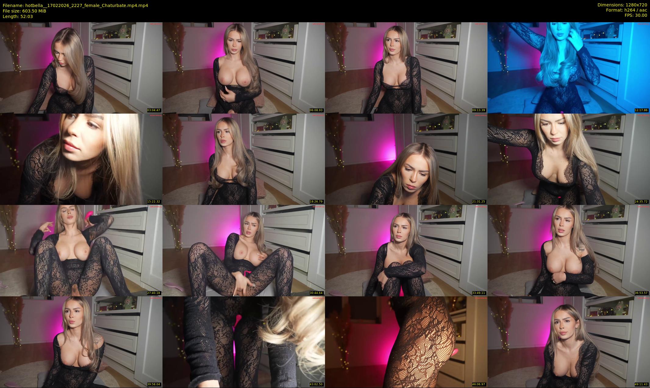 hotbella_ — 53 minute Chaturbate female cam show recording, 720p, Feb 17, 2026