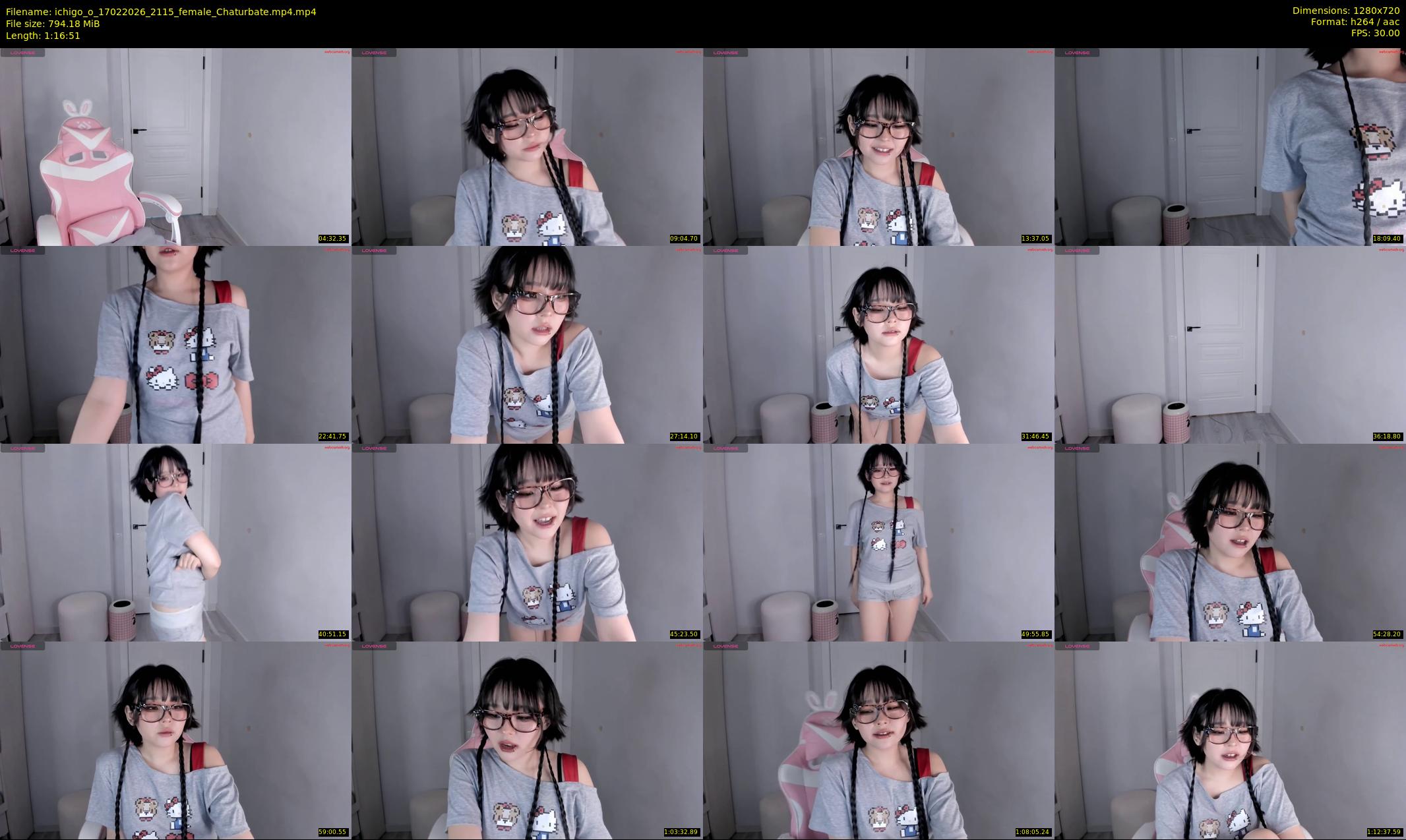ichigo_o — 77 minute Chaturbate female cam show recording, 720p, Feb 17, 2026