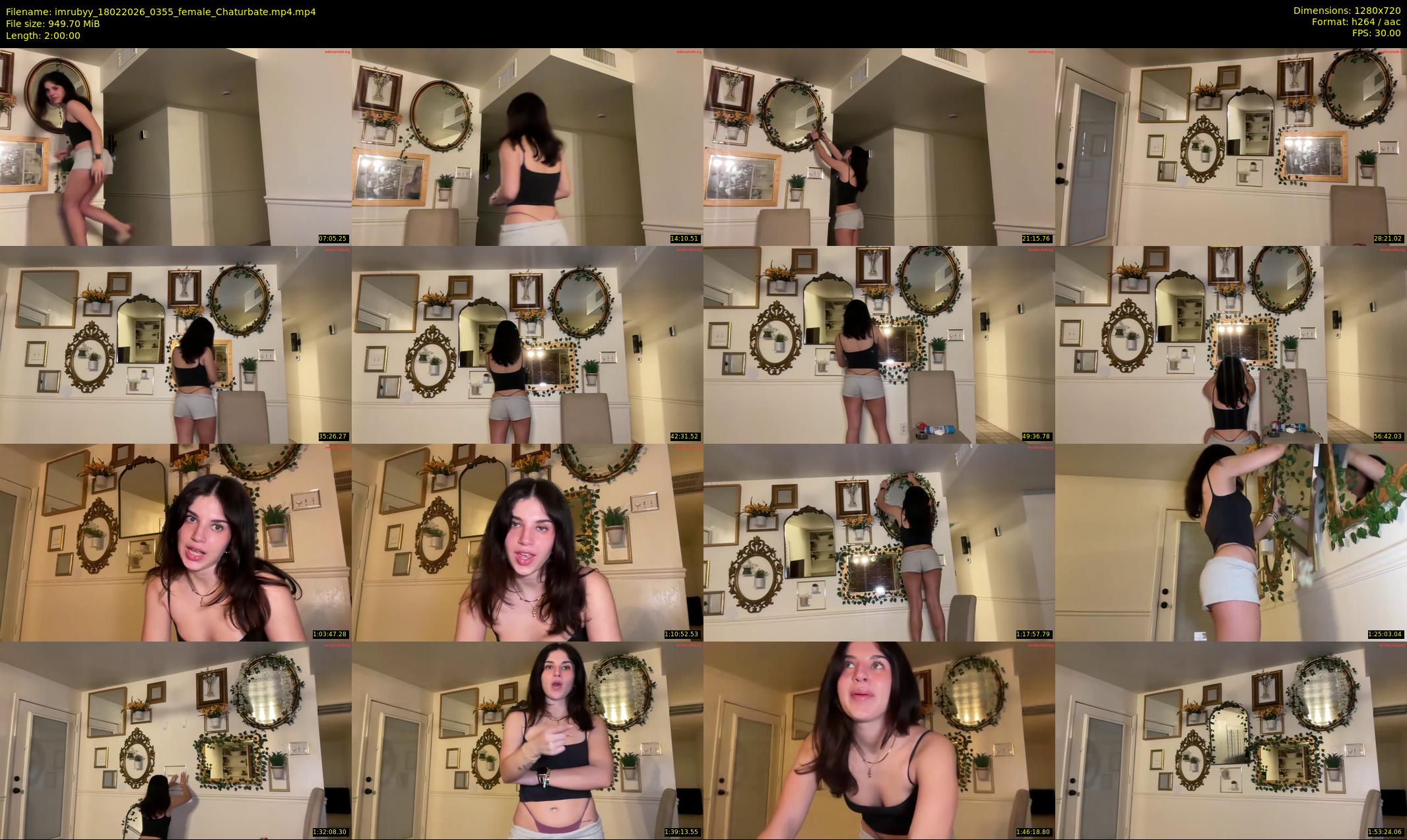 imrubyy — 120 minute Chaturbate female cam show recording, 720p, Feb 18, 2026
