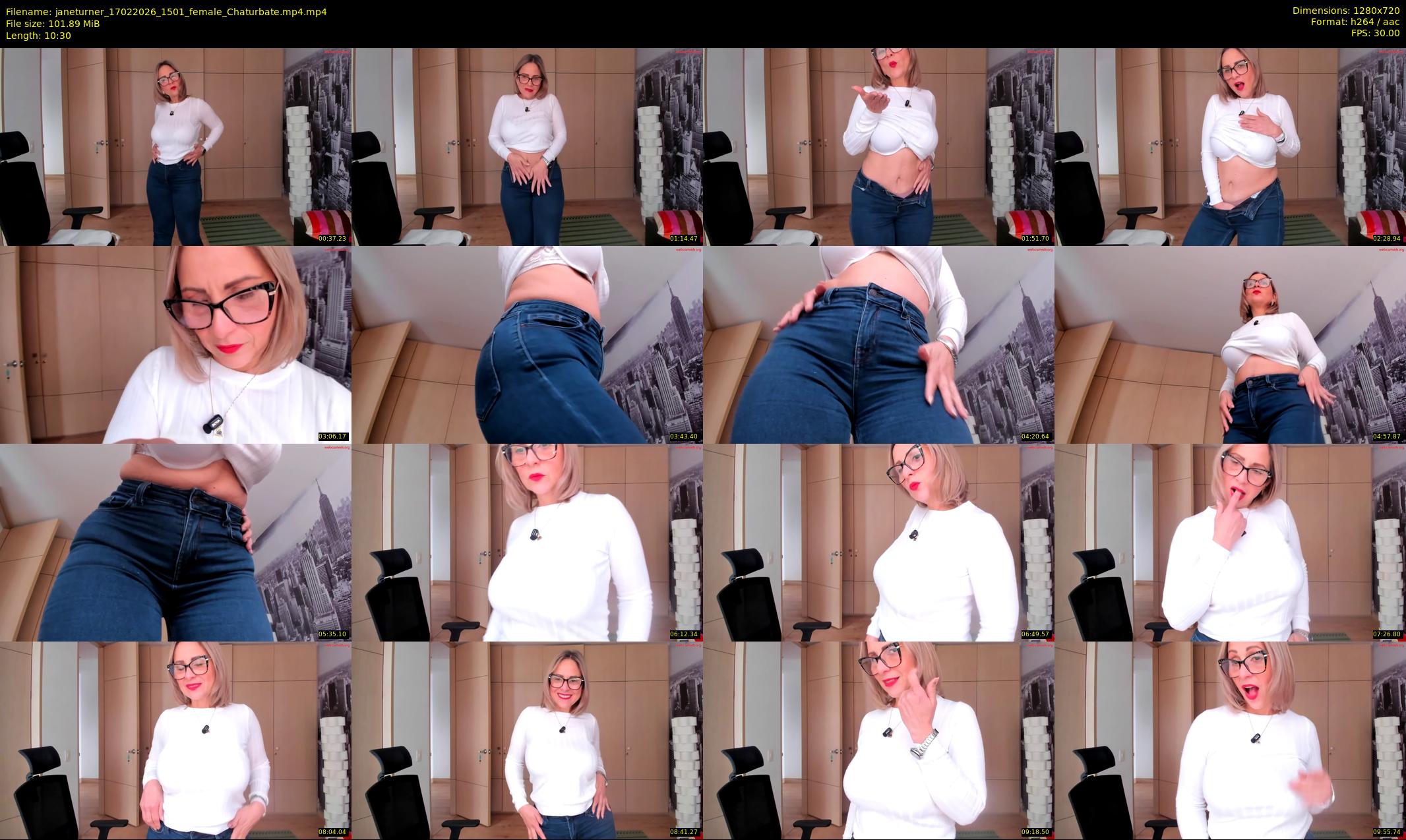 janeturner — 11 minute Chaturbate female cam show recording, 720p, Feb 17, 2026