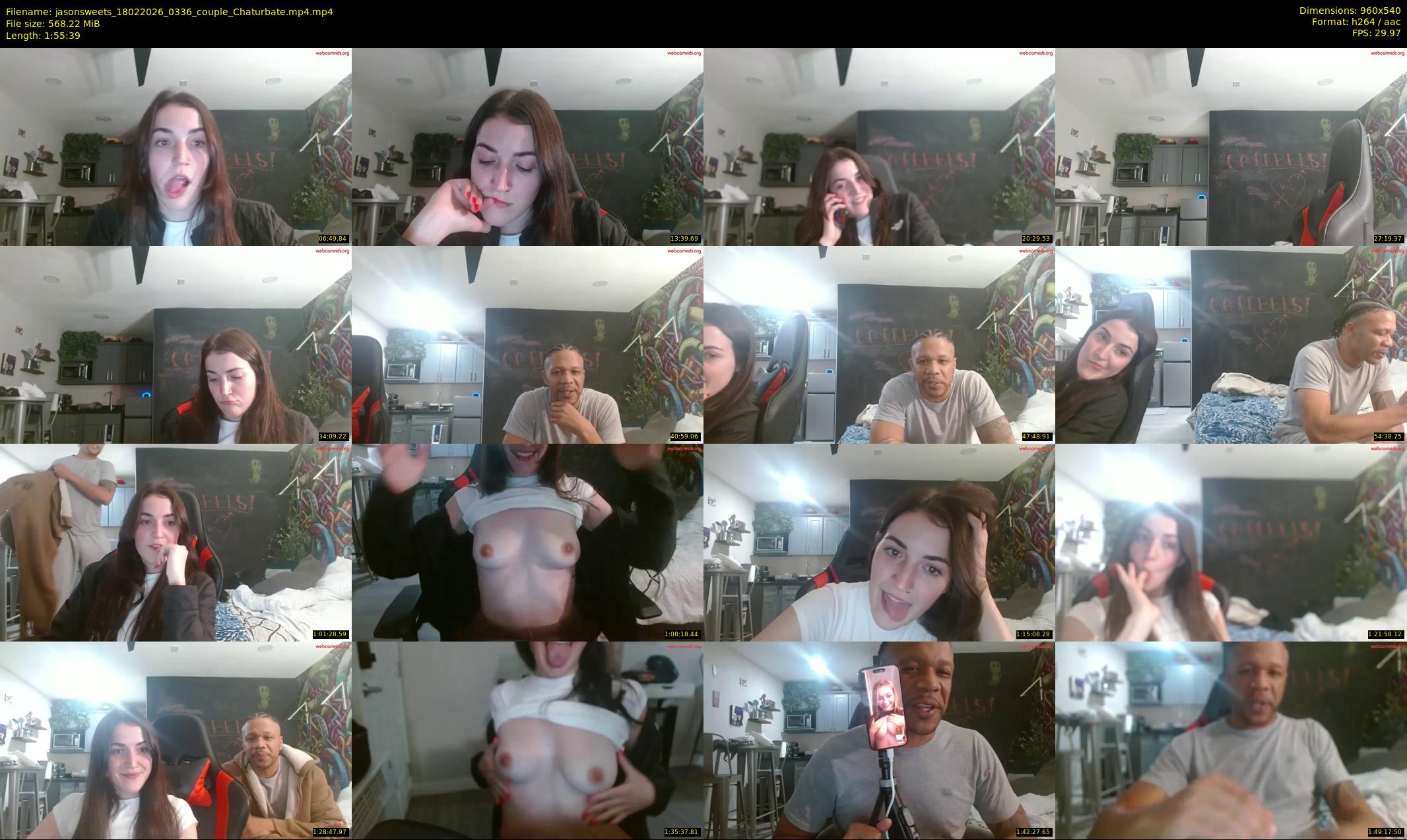 jasonsweets — 116 minute Chaturbate couple cam show recording, 480p, Feb 18, 2026