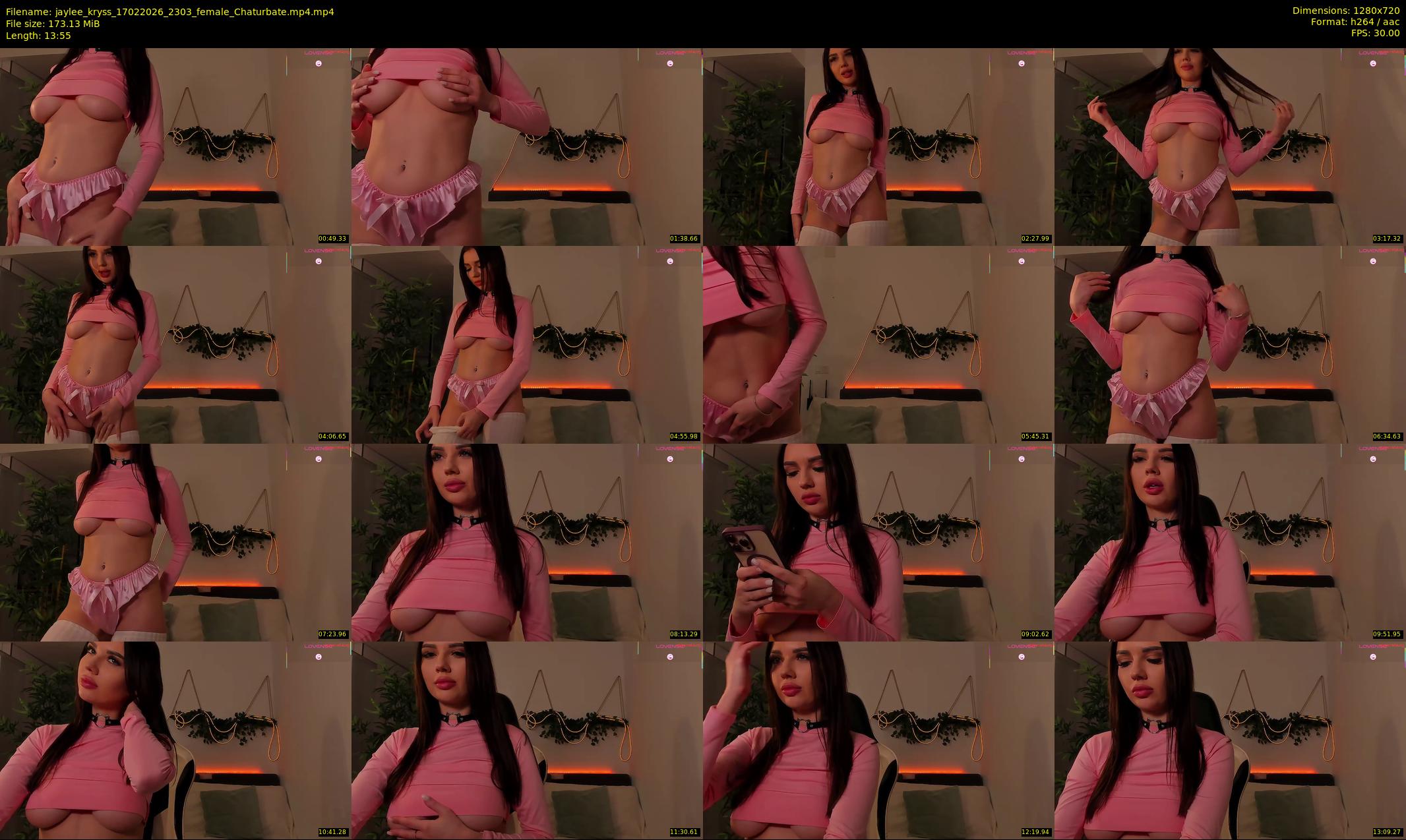 jaylee_kryss — 14 minute Chaturbate female cam show recording, 720p, Feb 17, 2026