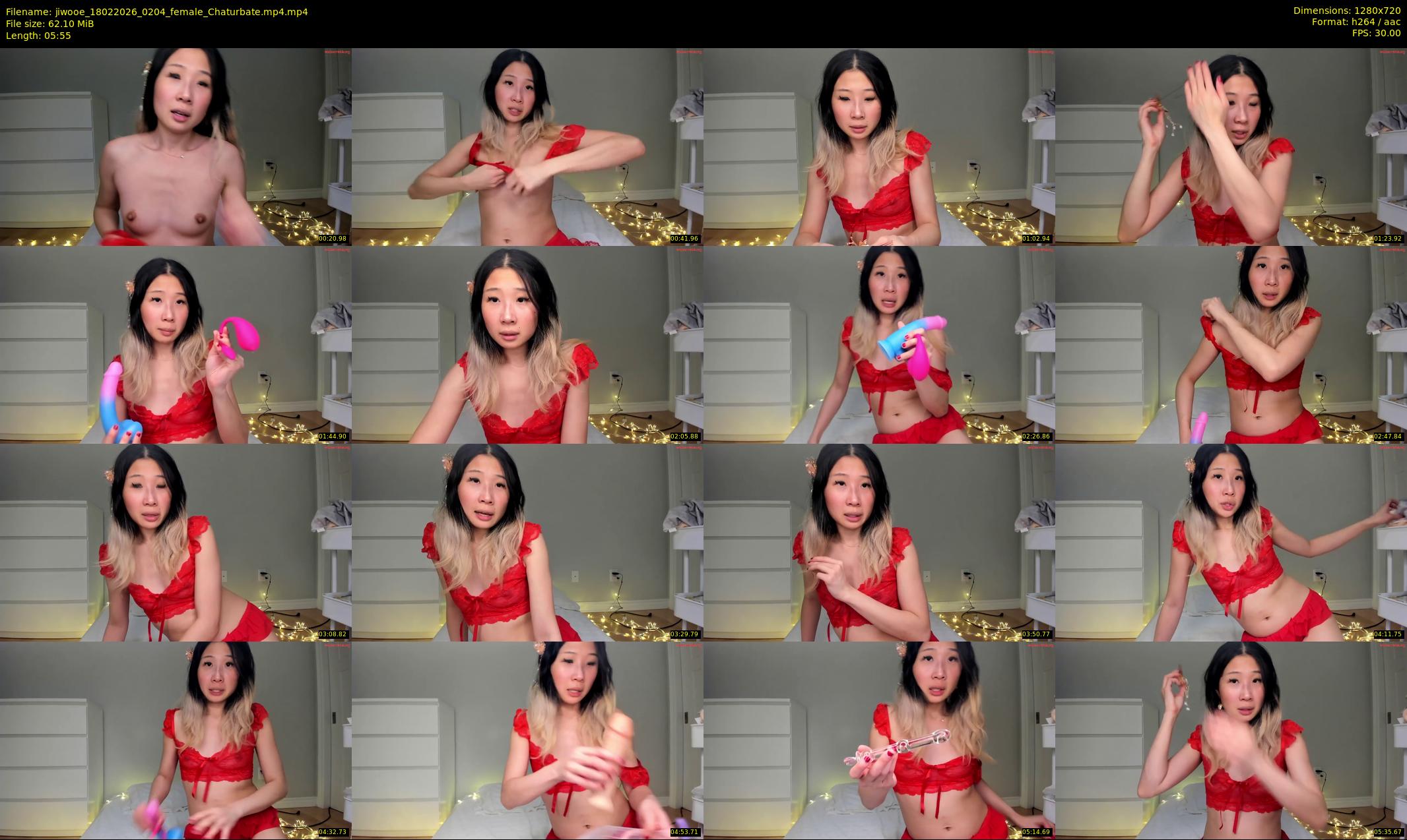 jiwooe — 6 minute Chaturbate female cam show recording, 720p, Feb 18, 2026
