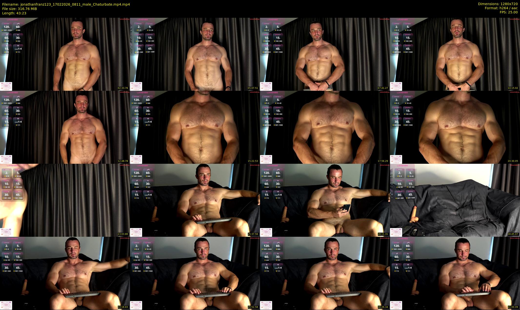 jonathanfranz123 — 44 minute Chaturbate male cam show recording, 720p, Feb 17, 2026