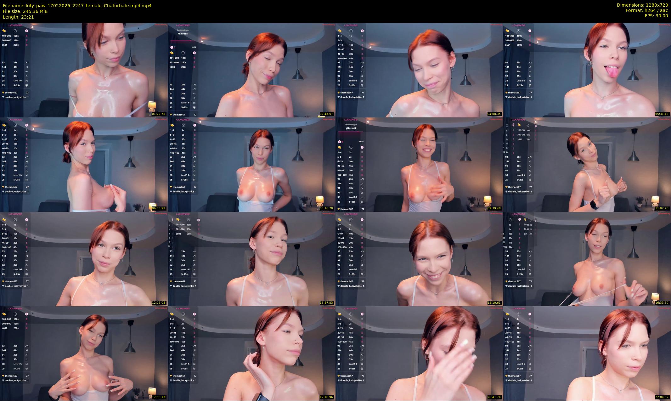 kity_paw — 24 minute Chaturbate female cam show recording, 720p, Feb 17, 2026