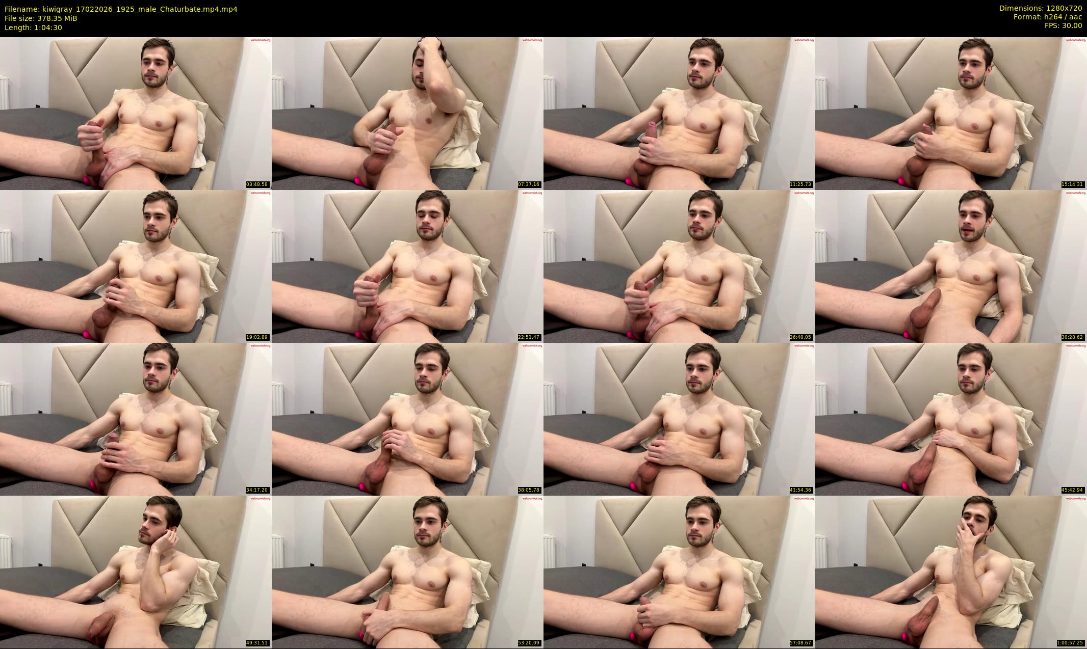kiwigray — 65 minute Chaturbate male cam show recording, 720p, Feb 17, 2026