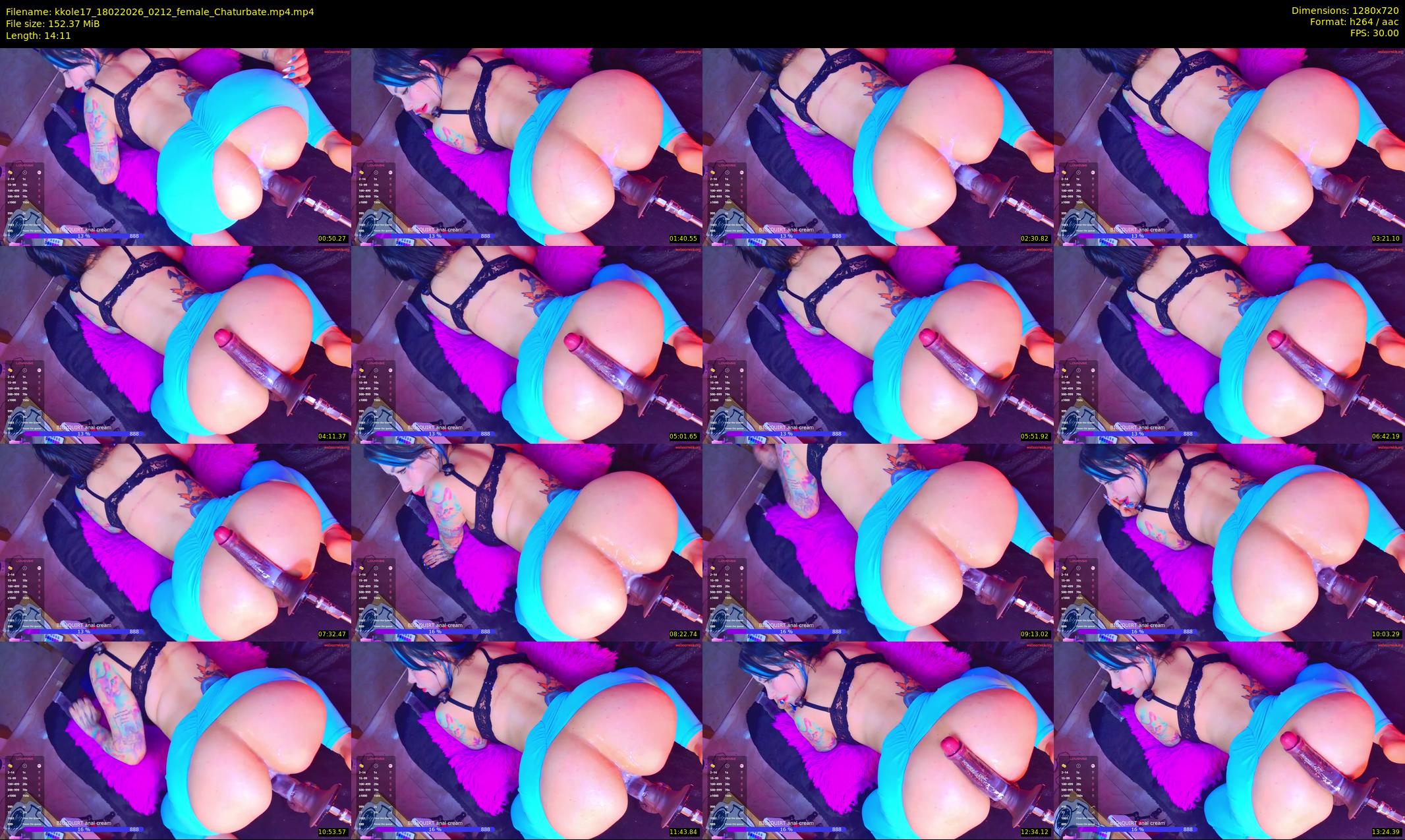 kkole17 — 15 minute Chaturbate female cam show recording, 720p, Feb 18, 2026