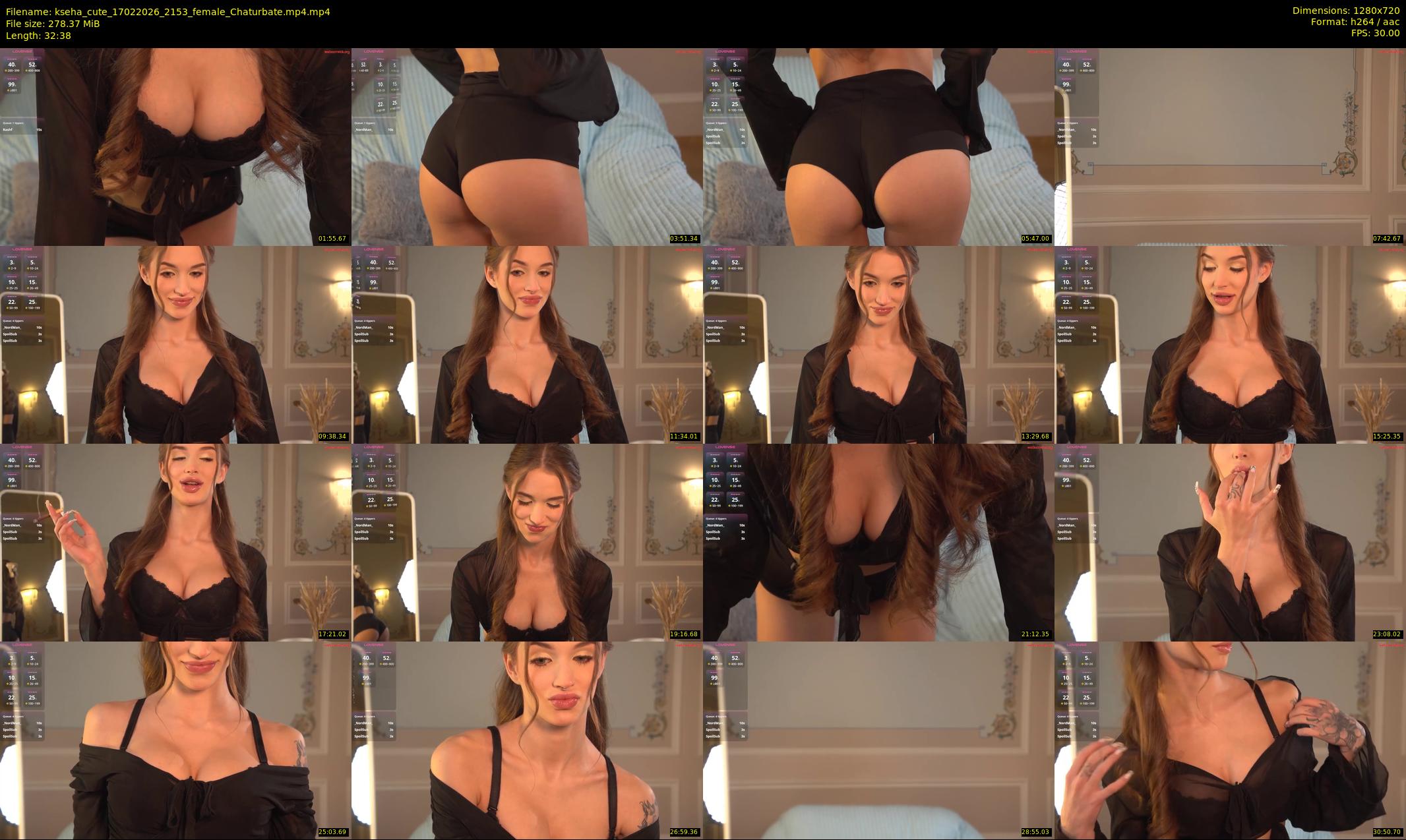kseha_cute — 33 minute Chaturbate female cam show recording, 720p, Feb 17, 2026