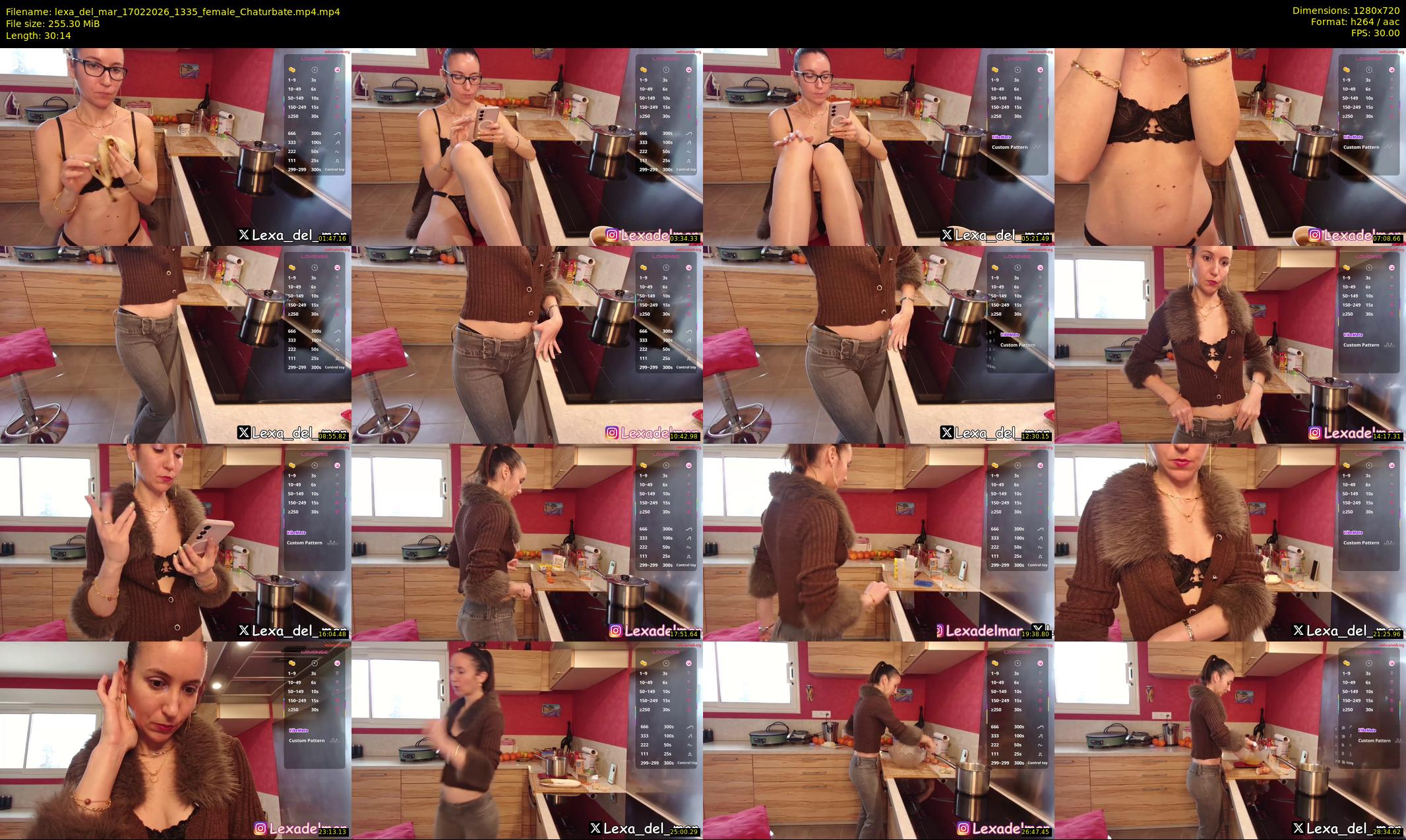lexa_del_mar — 31 minute Chaturbate female cam show recording, 720p, Feb 17, 2026